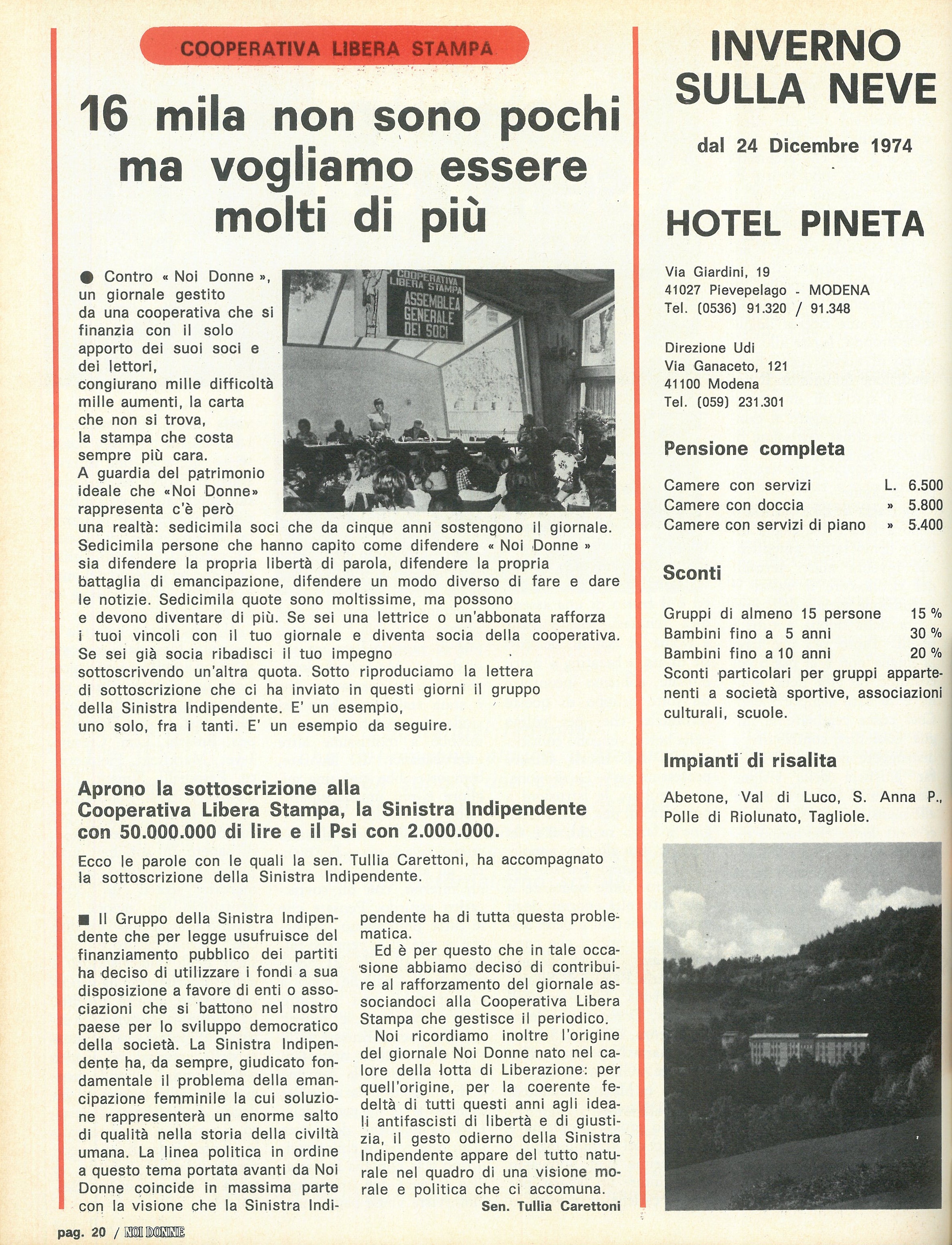 Foto: L'UDIssea una storia lunga trenta anni di una associazione femminile