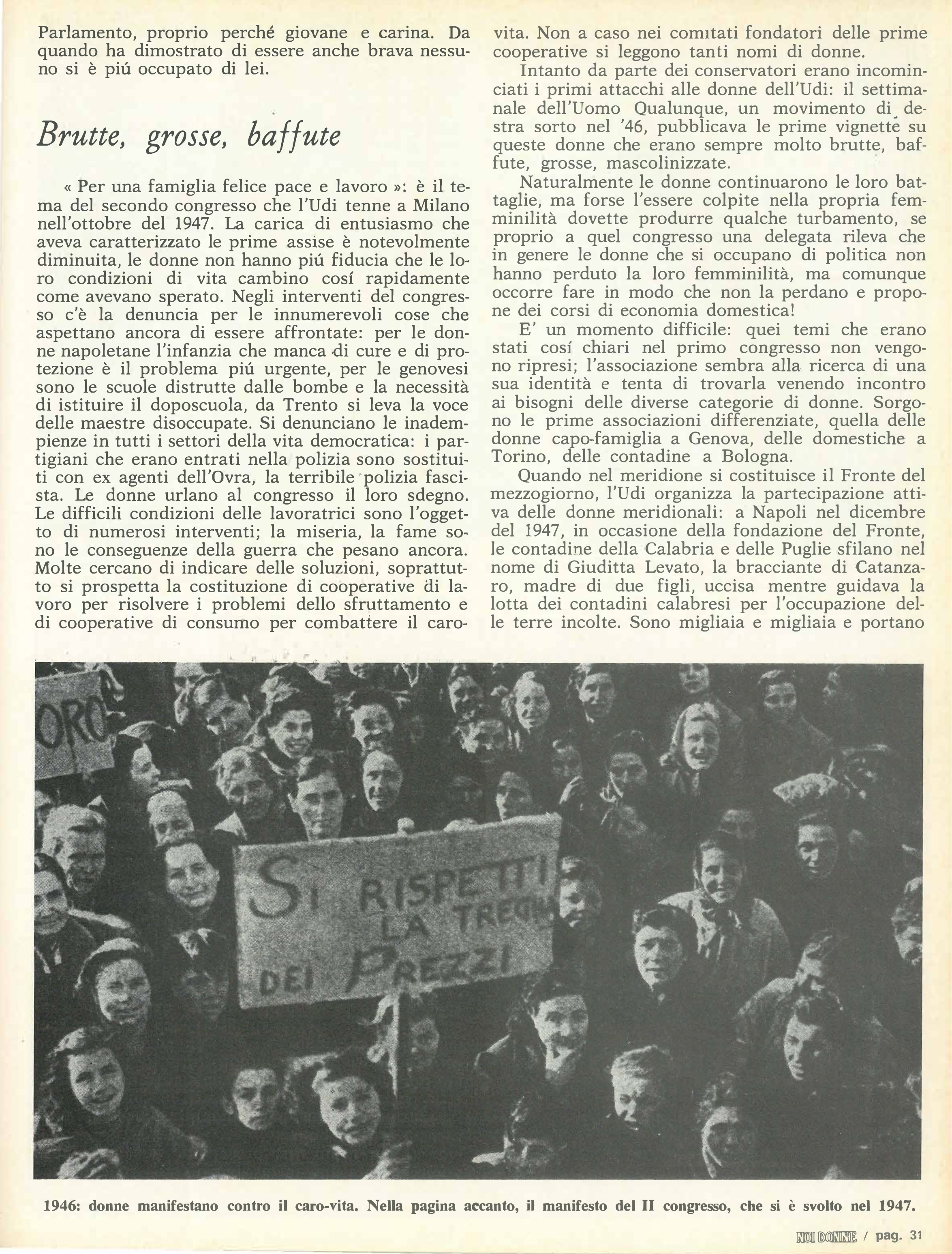 Foto: L'UDIssea una storia lunga trenta anni di una associazione femminile