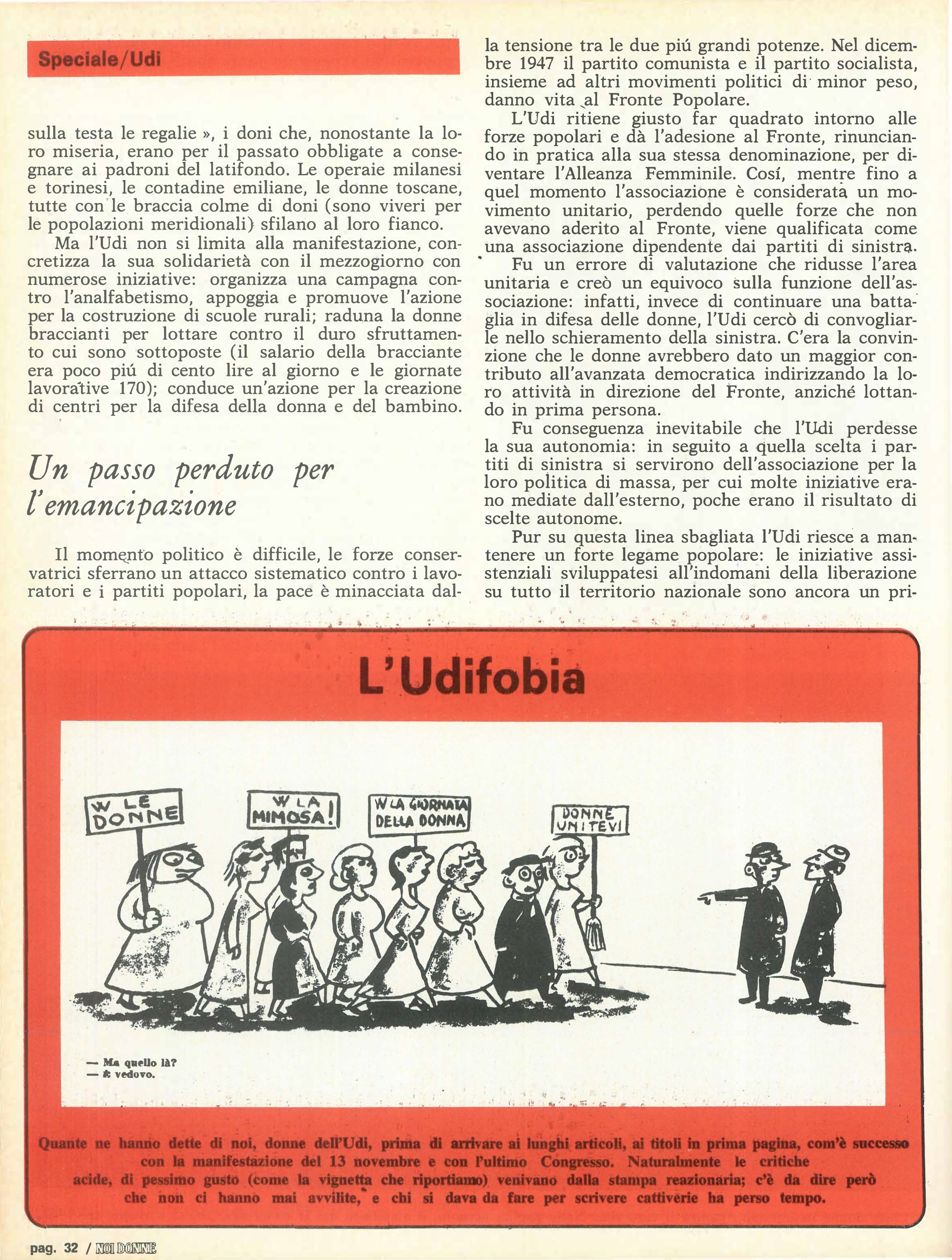Foto: L'UDIssea una storia lunga trenta anni di una associazione femminile