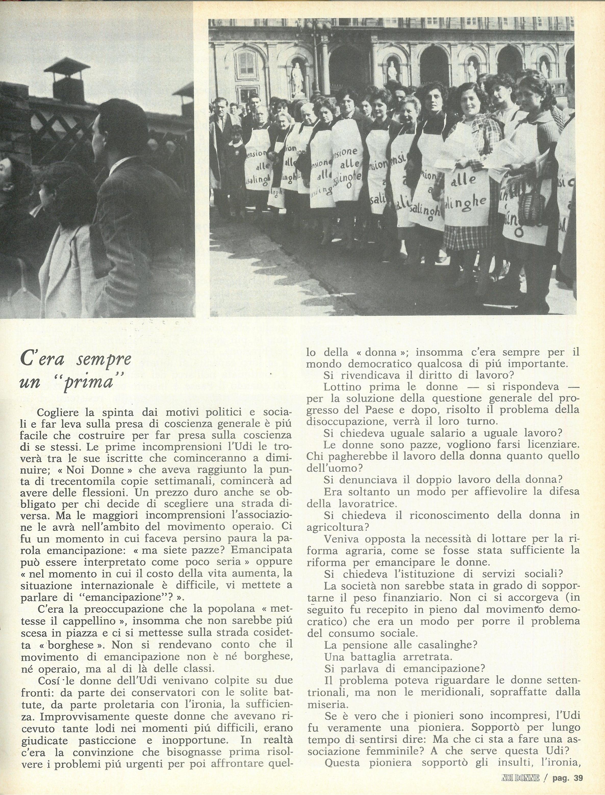 Foto: L'UDIssea una storia lunga trenta anni di una associazione femminile