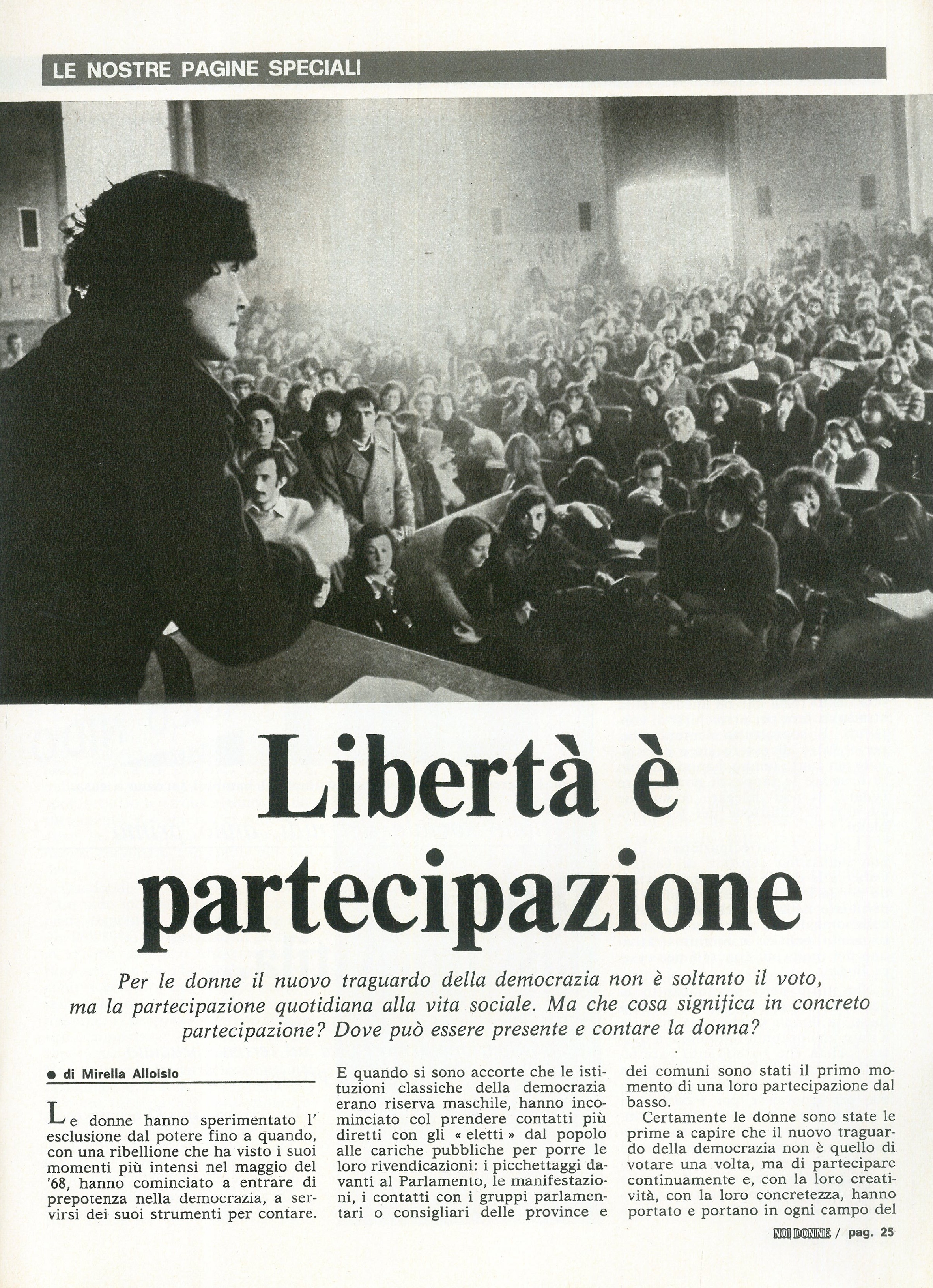Foto: Dove, come, quando le donne fanno politica