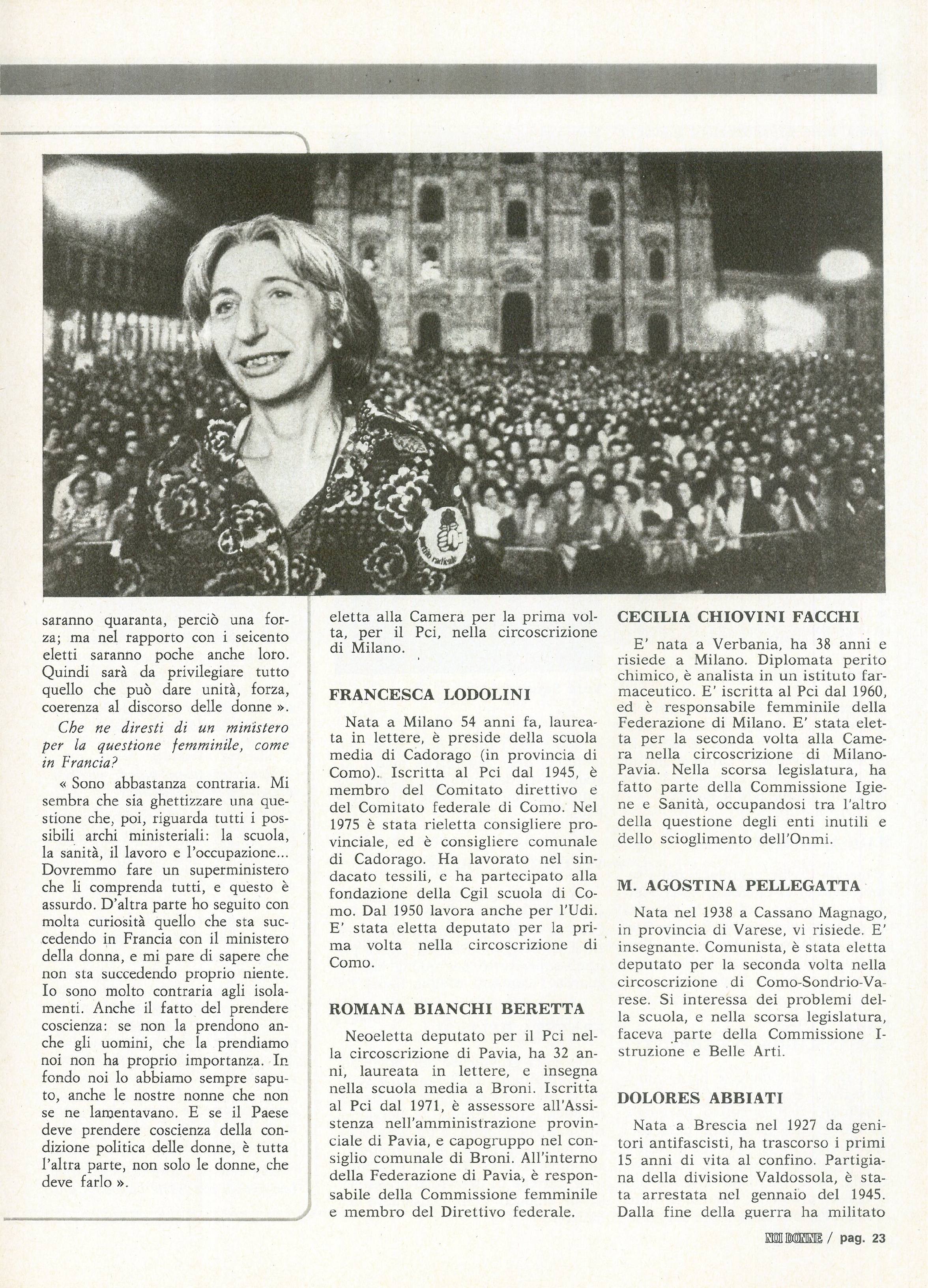 Foto: Il parlamento è un pò più donna