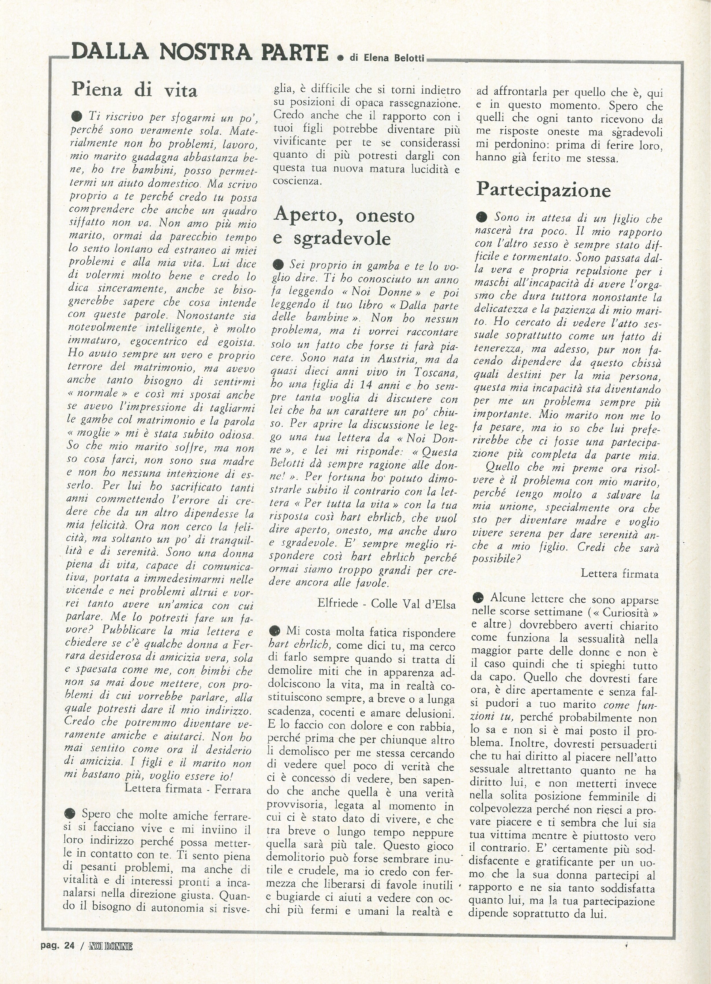 Foto: Aborto. Primo: non arrangiarsi
