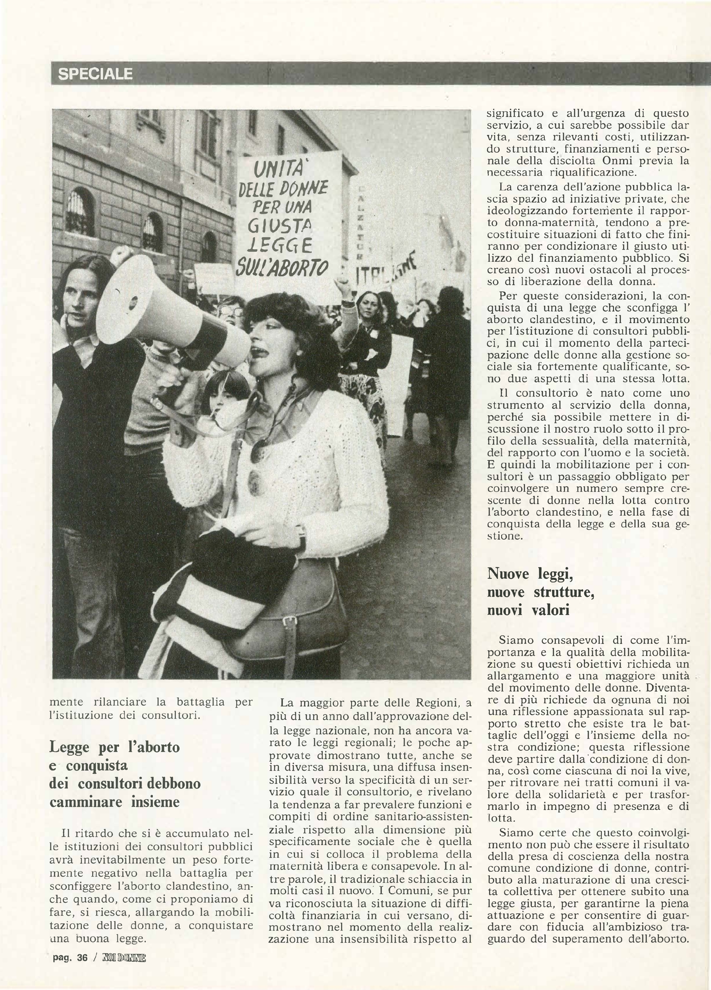 Foto: Aborto. Primo: non arrangiarsi
