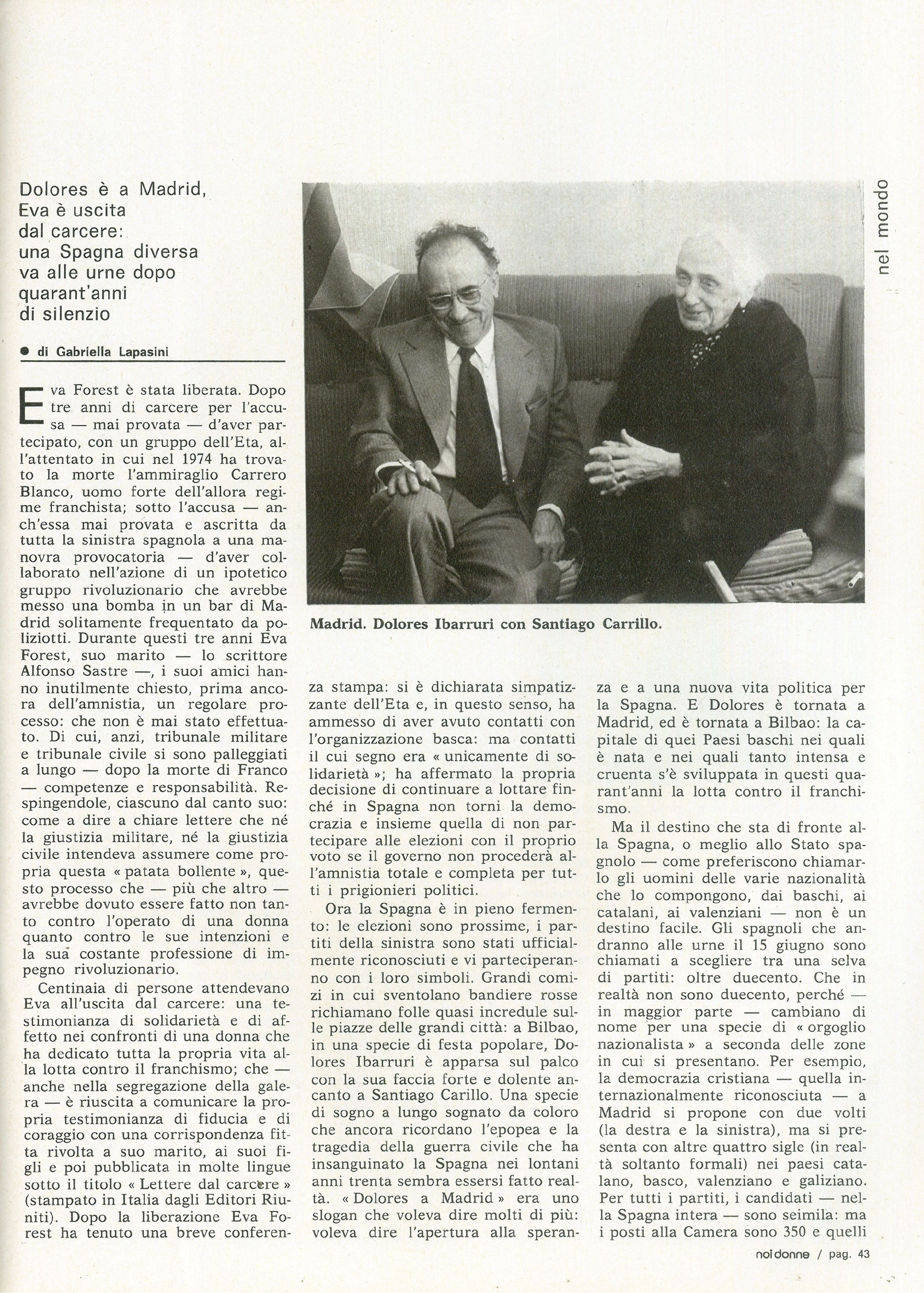 Foto: La sorellanza difficile