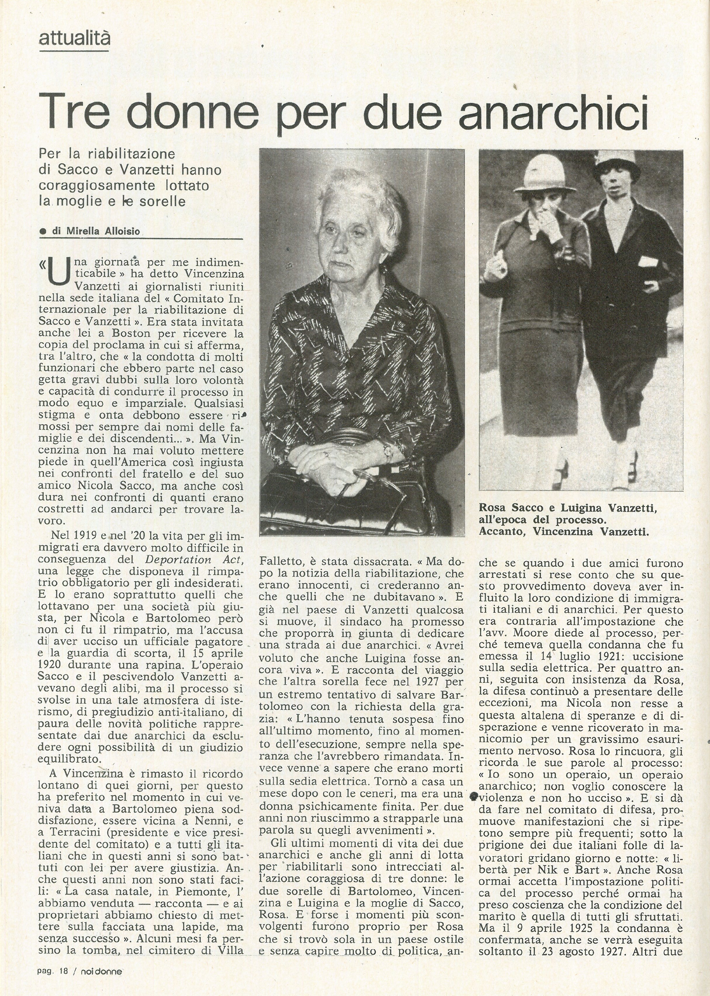 Foto: Non più nel corridoio