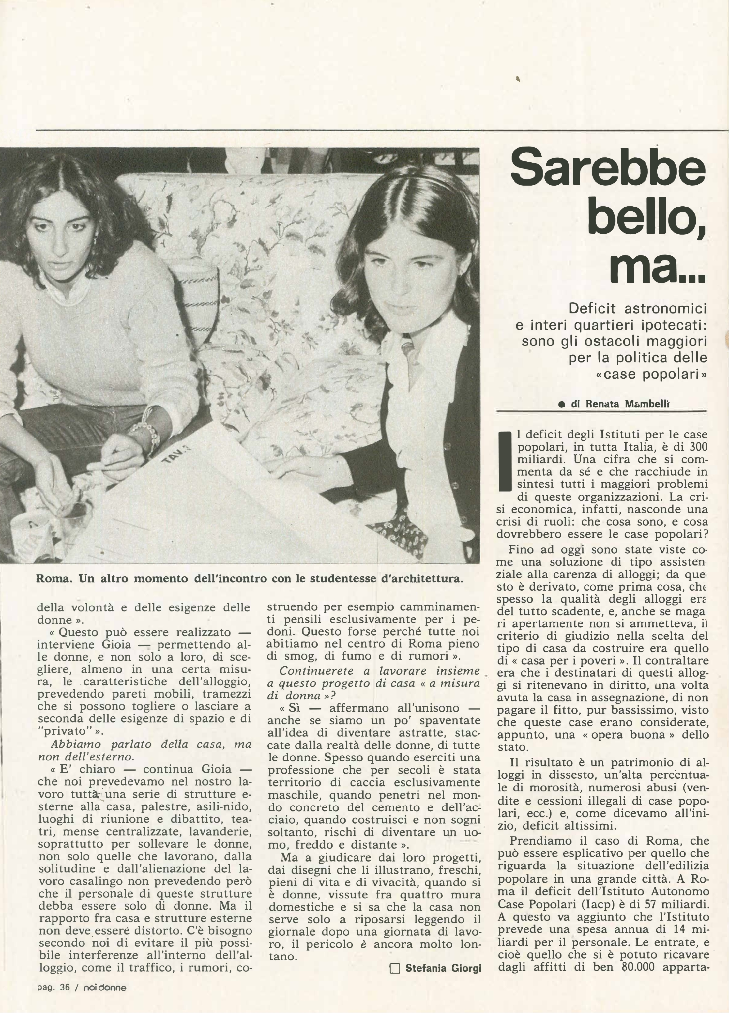 Foto: Cambia la casa o cambia la donna?