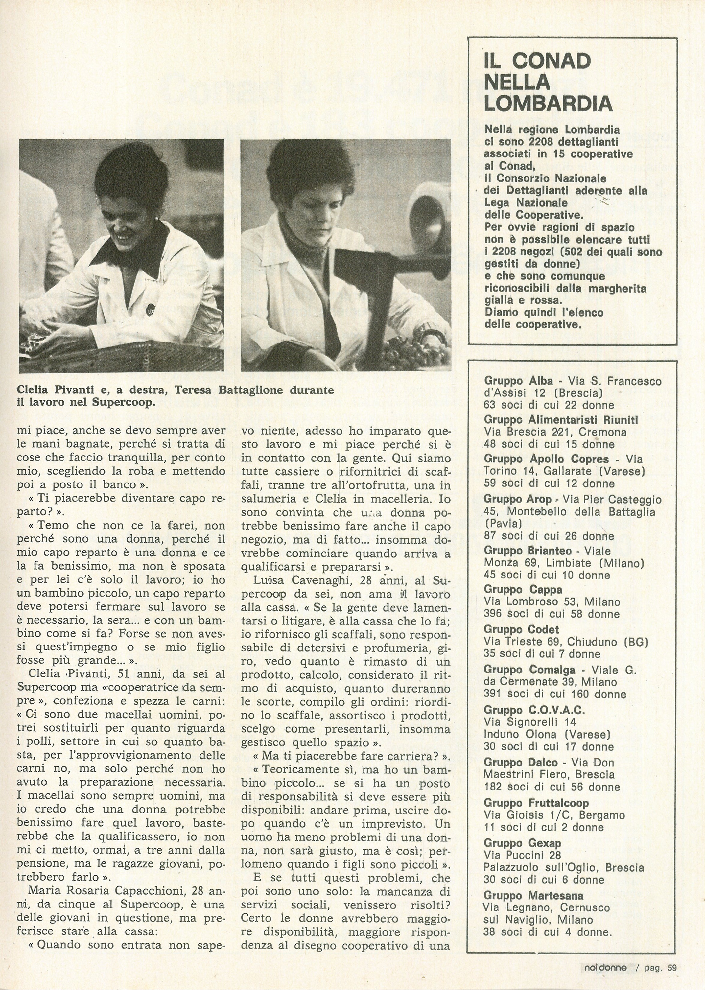 Foto: Lombardia:donne full time
