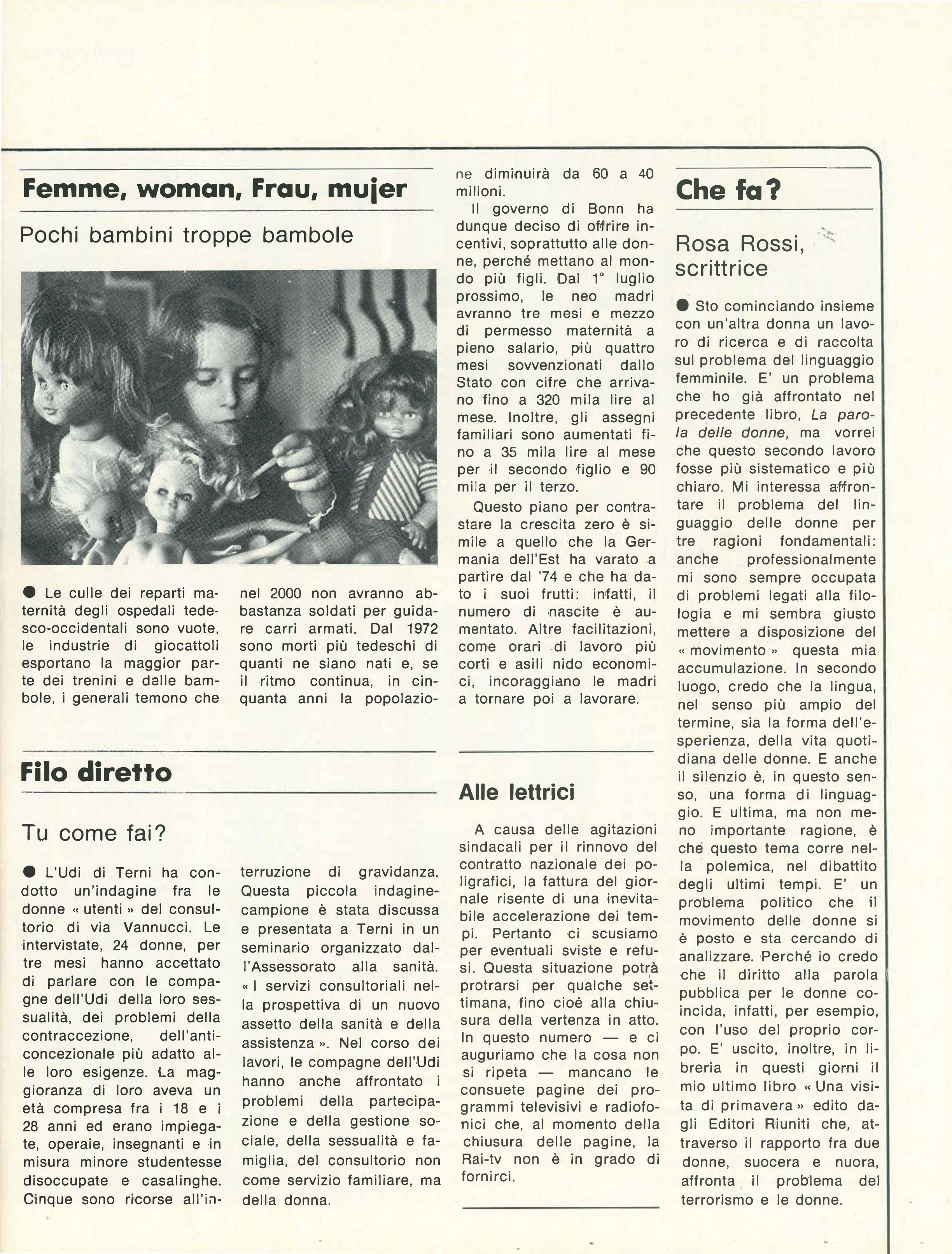 Foto: Vogliamo davvero il partito delle donne?