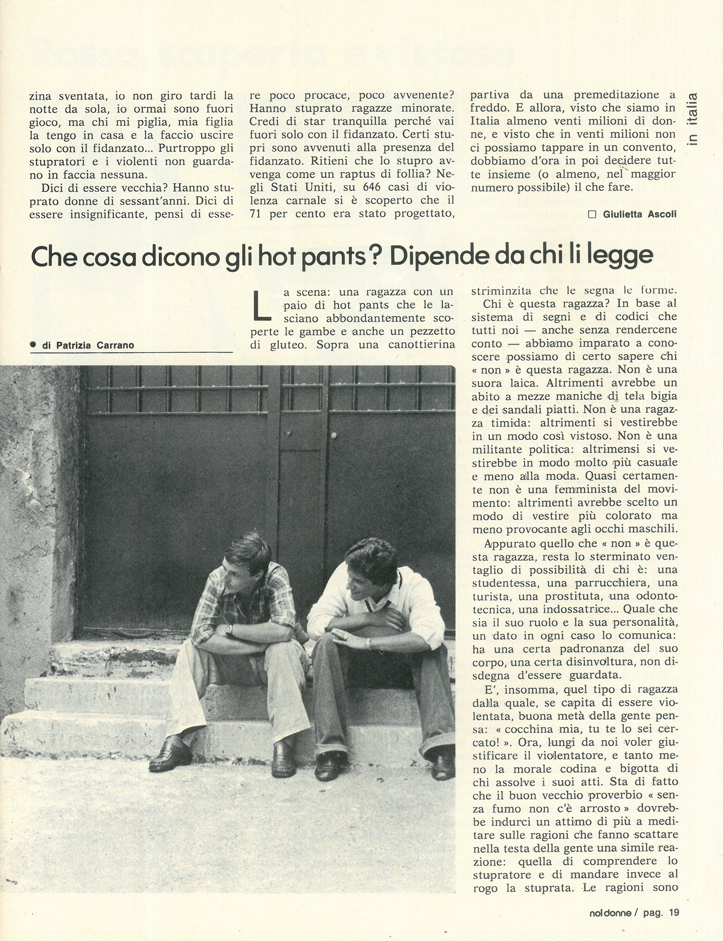 Foto: Sicilia: le ragazze senza scialle