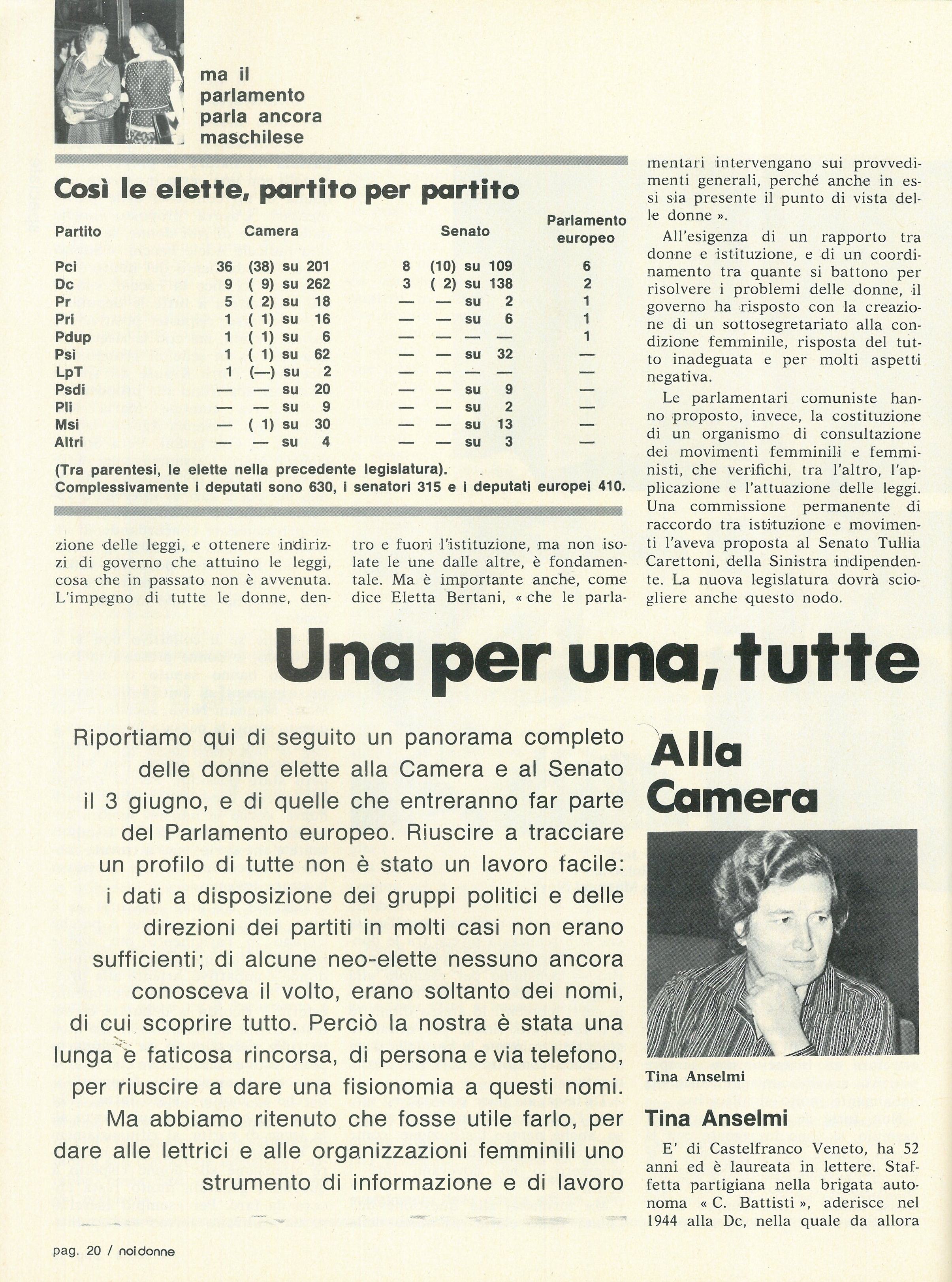 Foto: Ma il parlamento parla ...