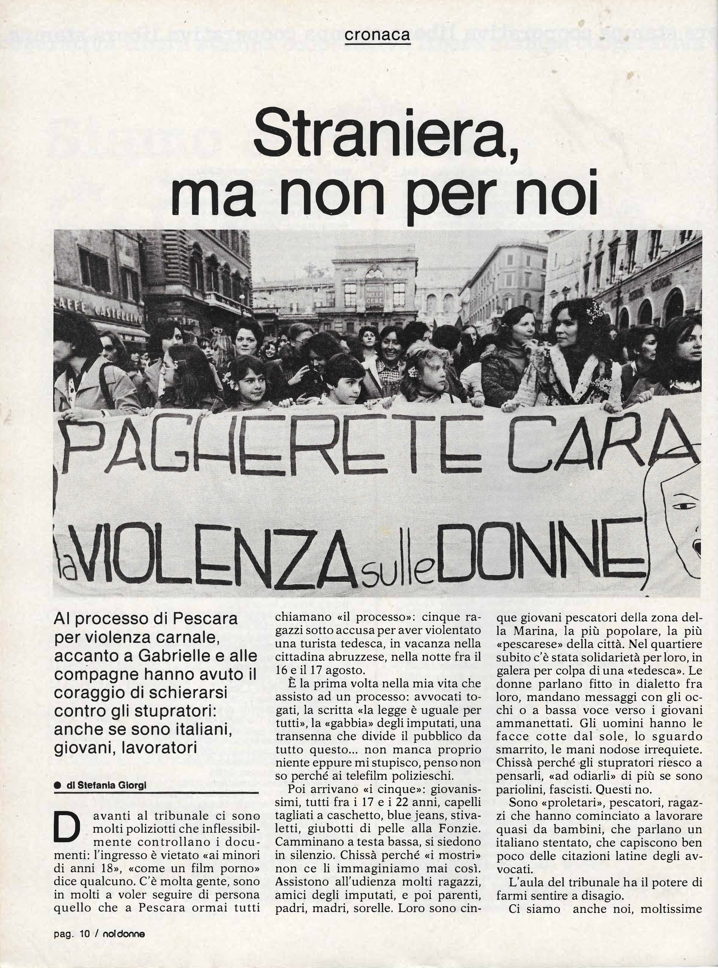 Foto: (nr 1-2) ma è di sinistra il movimento delle donne?
