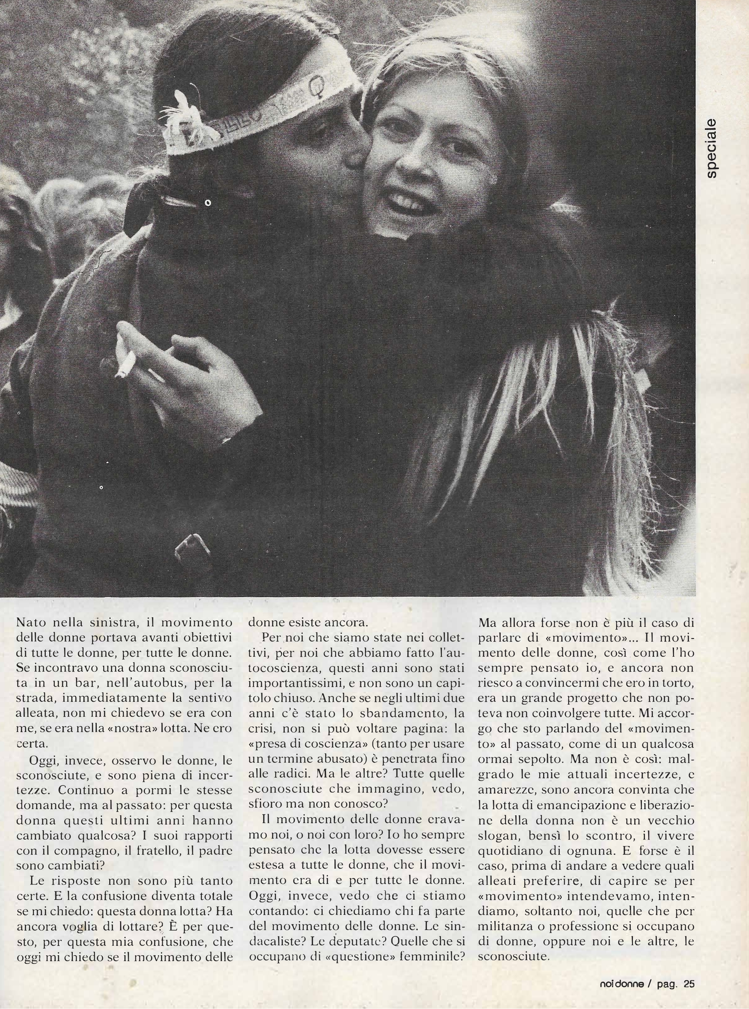 Foto: (nr 1-2) ma è di sinistra il movimento delle donne?