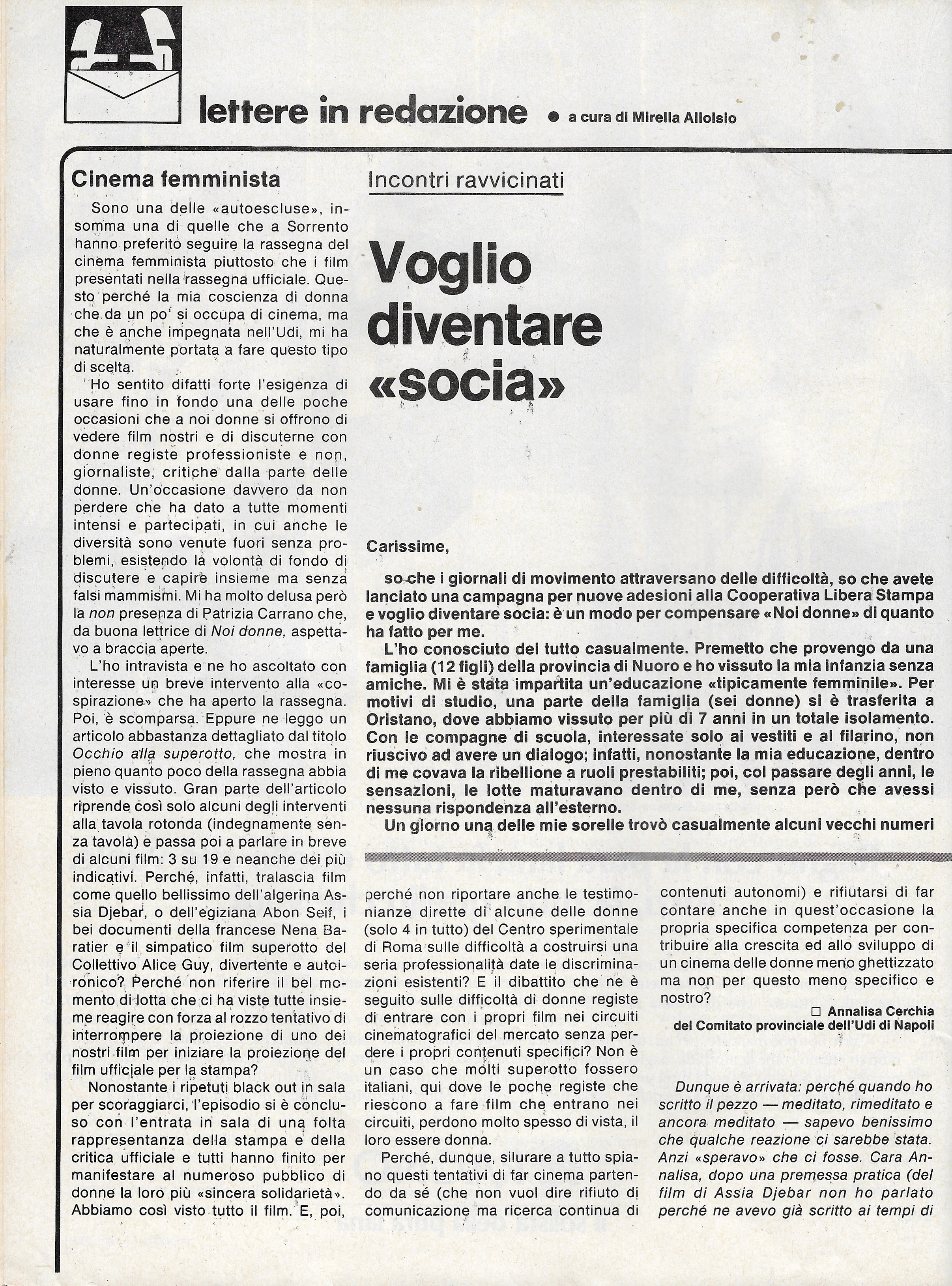 Foto: (nr 1-2) ma è di sinistra il movimento delle donne?