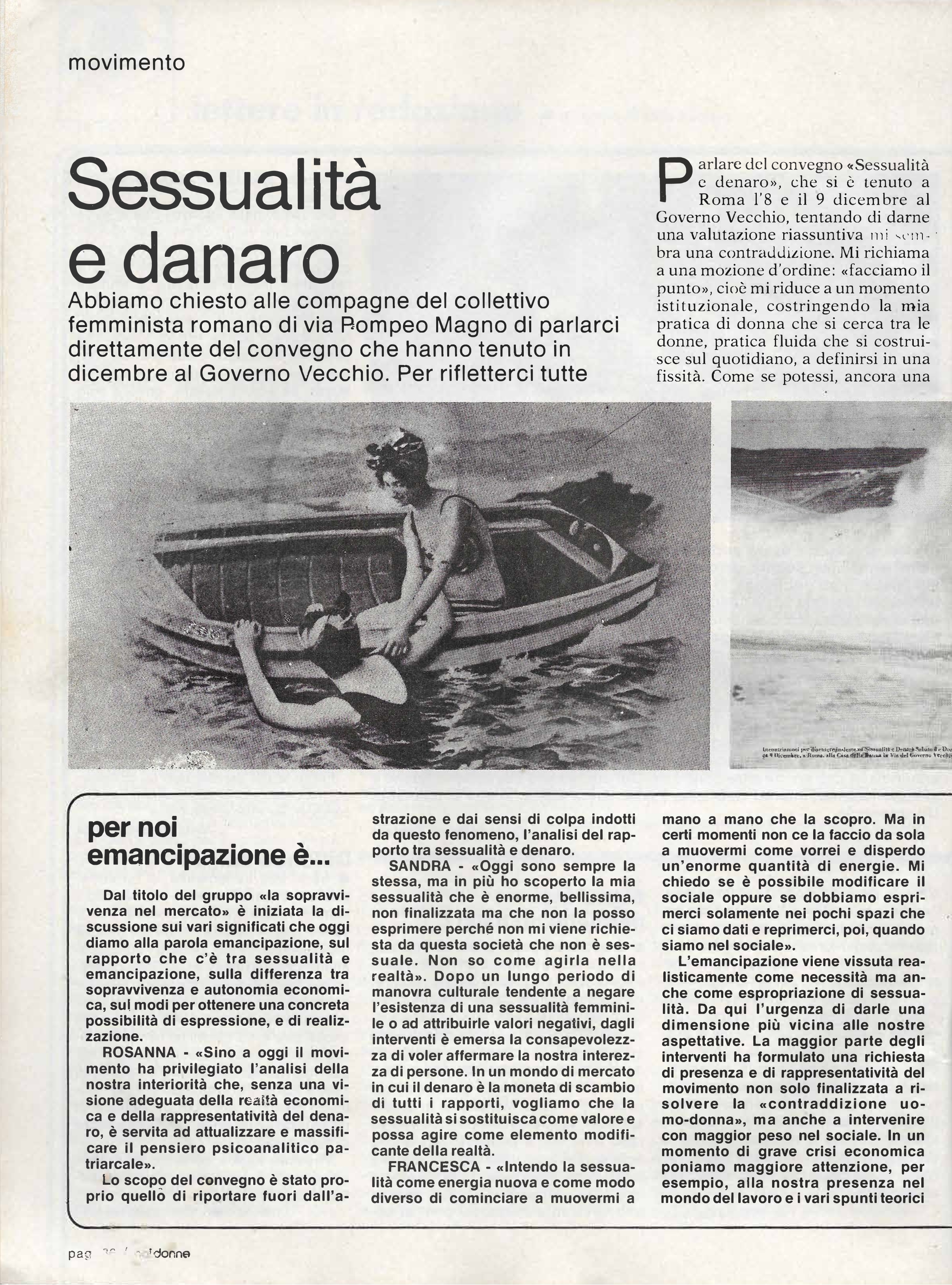 Foto: (nr 1-2) ma è di sinistra il movimento delle donne?