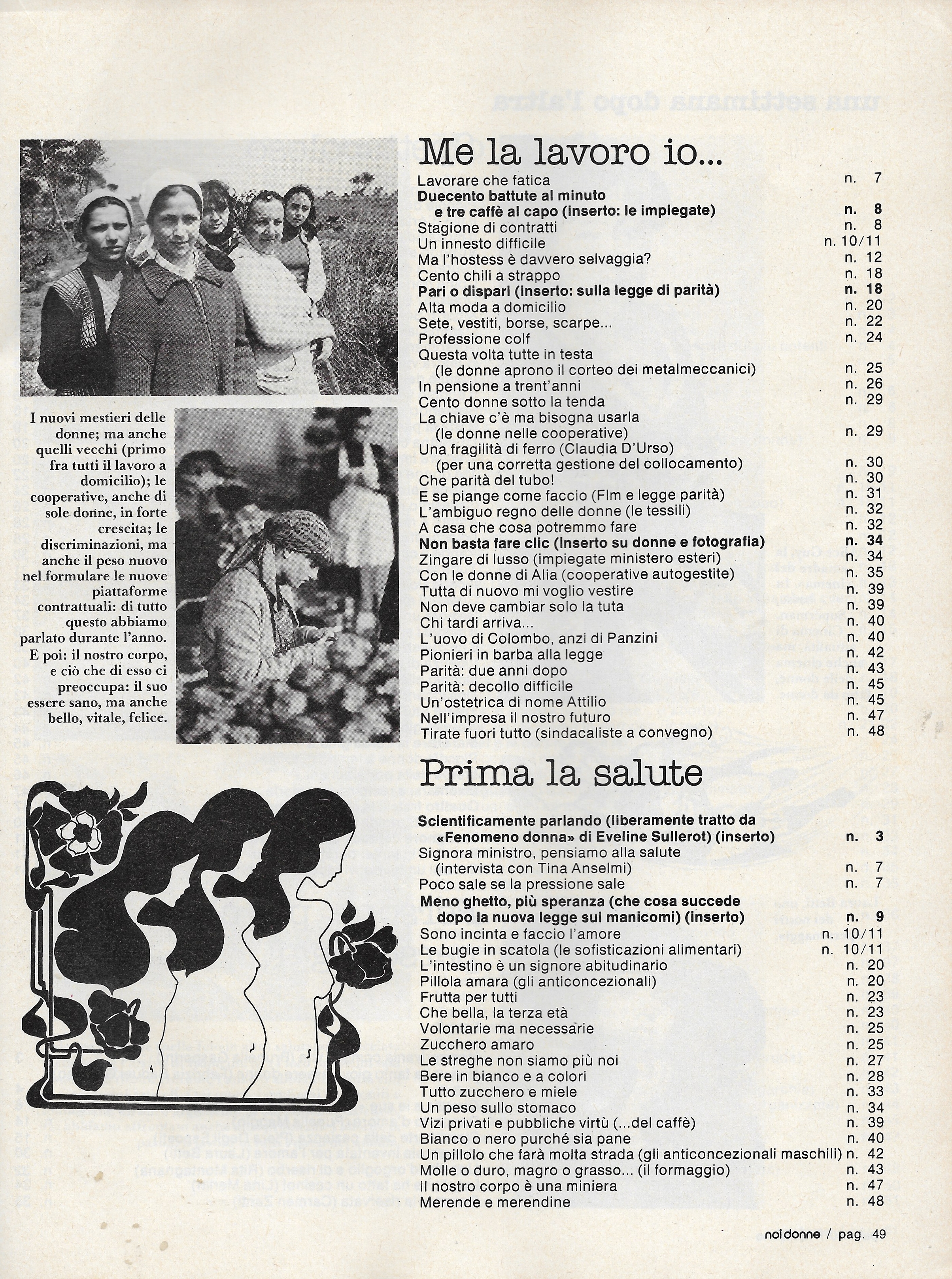 Foto: (nr 1-2) ma è di sinistra il movimento delle donne?