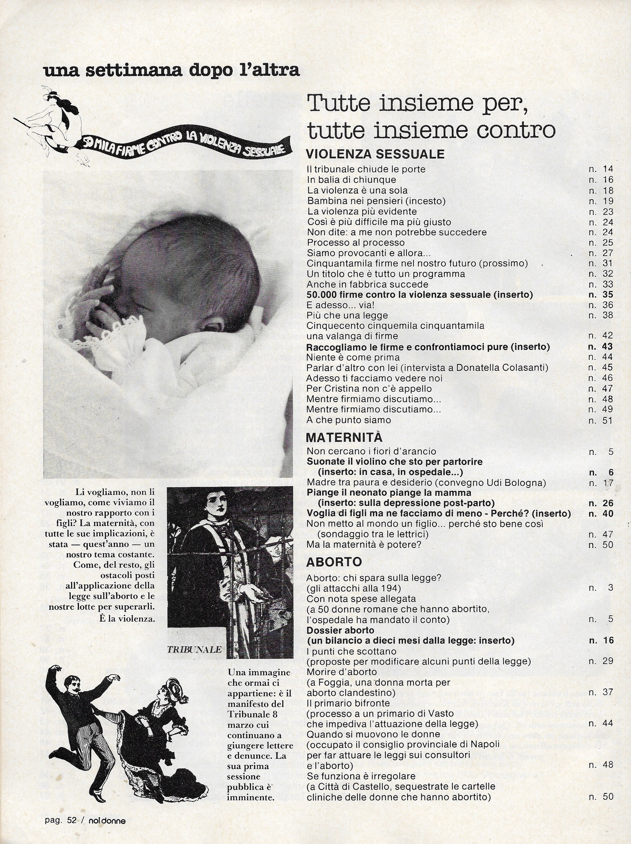 Foto: (nr 1-2) ma è di sinistra il movimento delle donne?