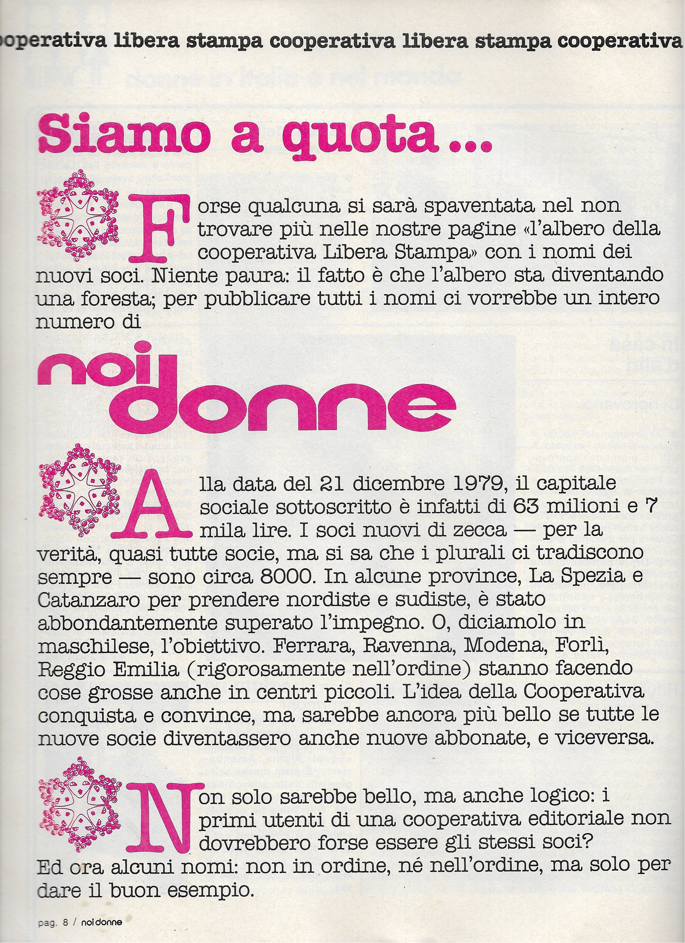 Foto: (nr 1-2) ma è di sinistra il movimento delle donne?