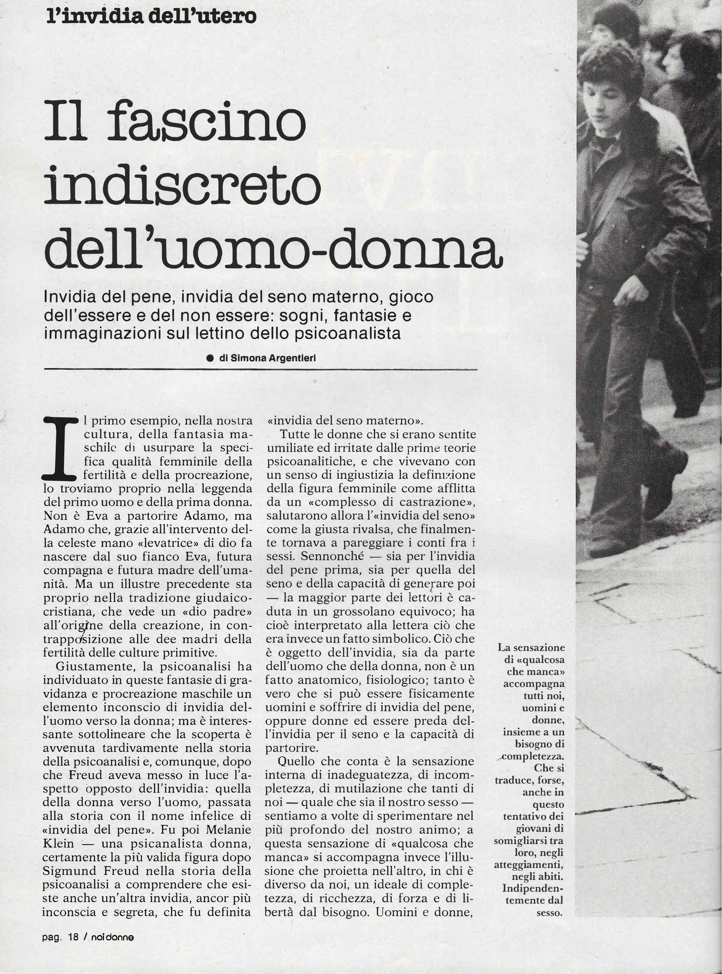 Foto: L'invidia dell'utero