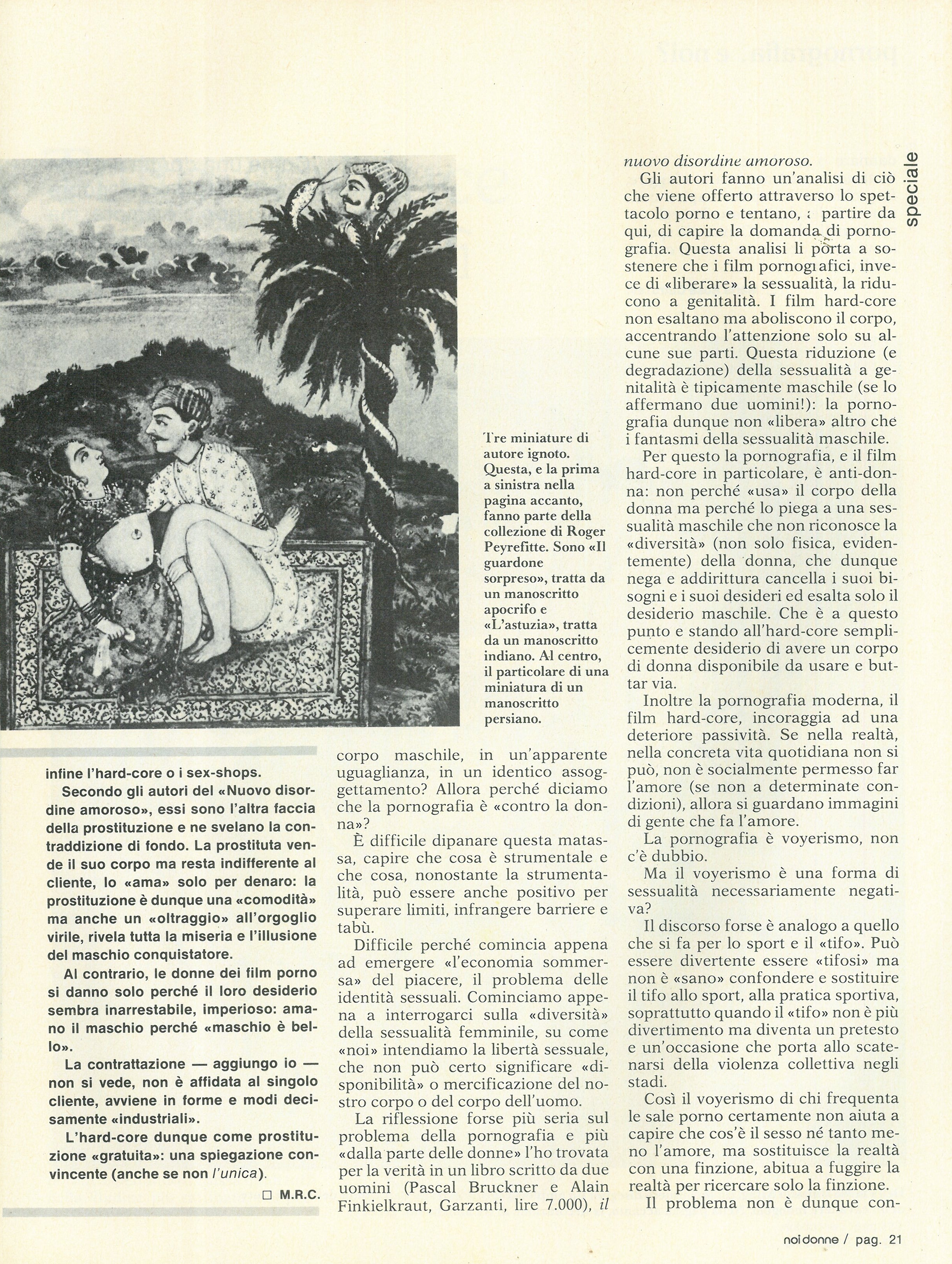 Foto: Pornografia e noi?