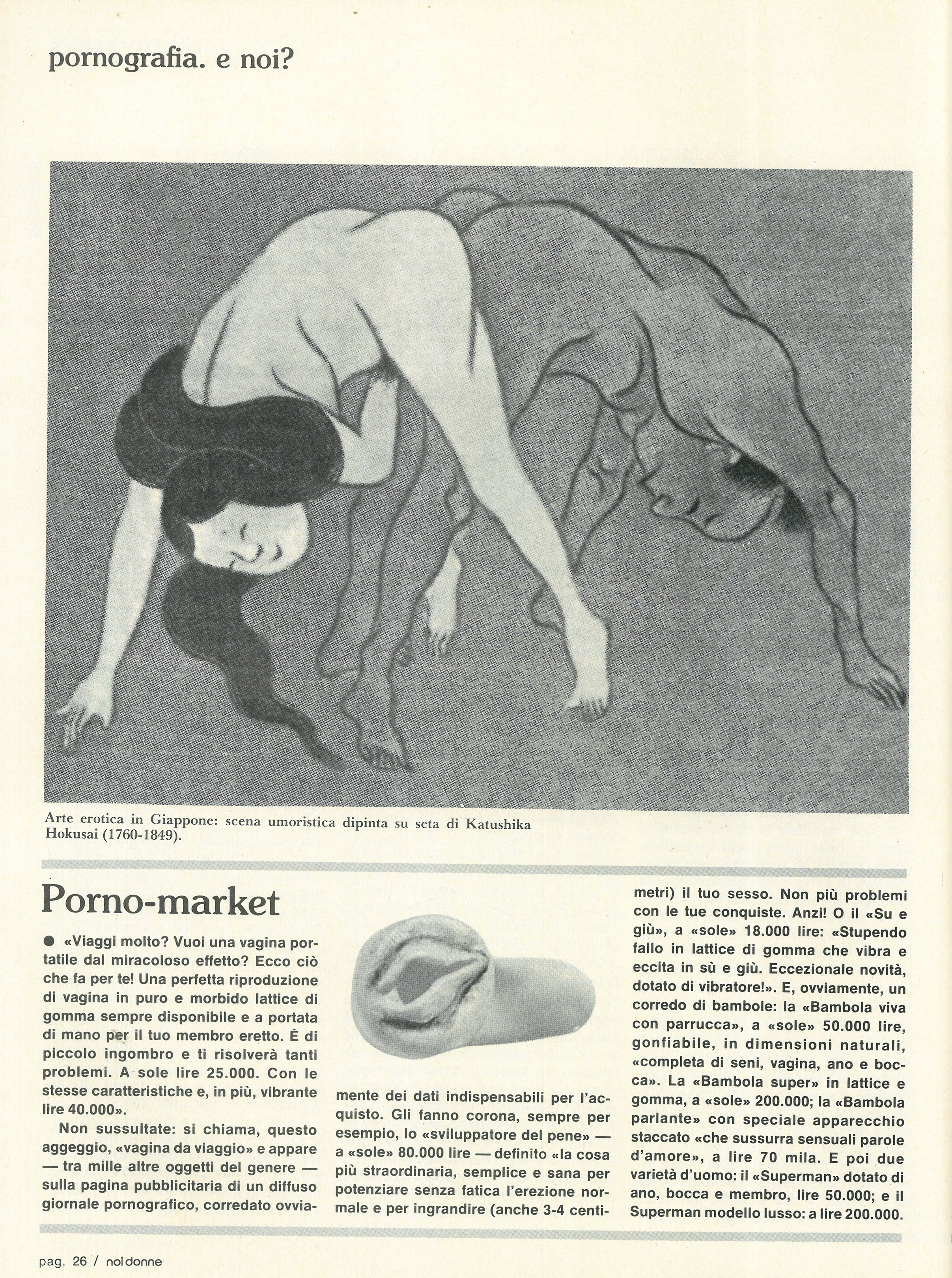 Foto: Pornografia e noi?