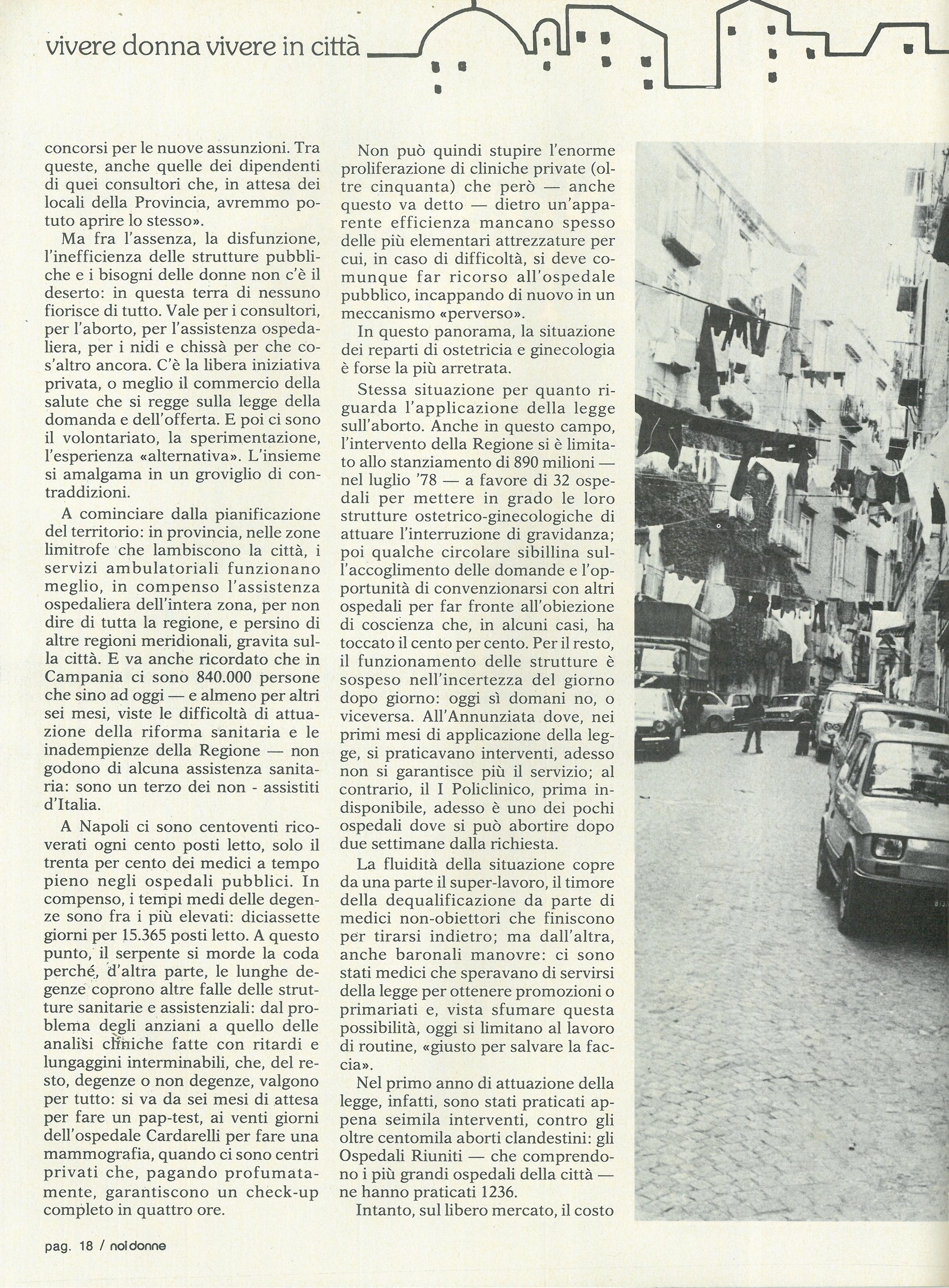 Foto: Vivere donna vivere città