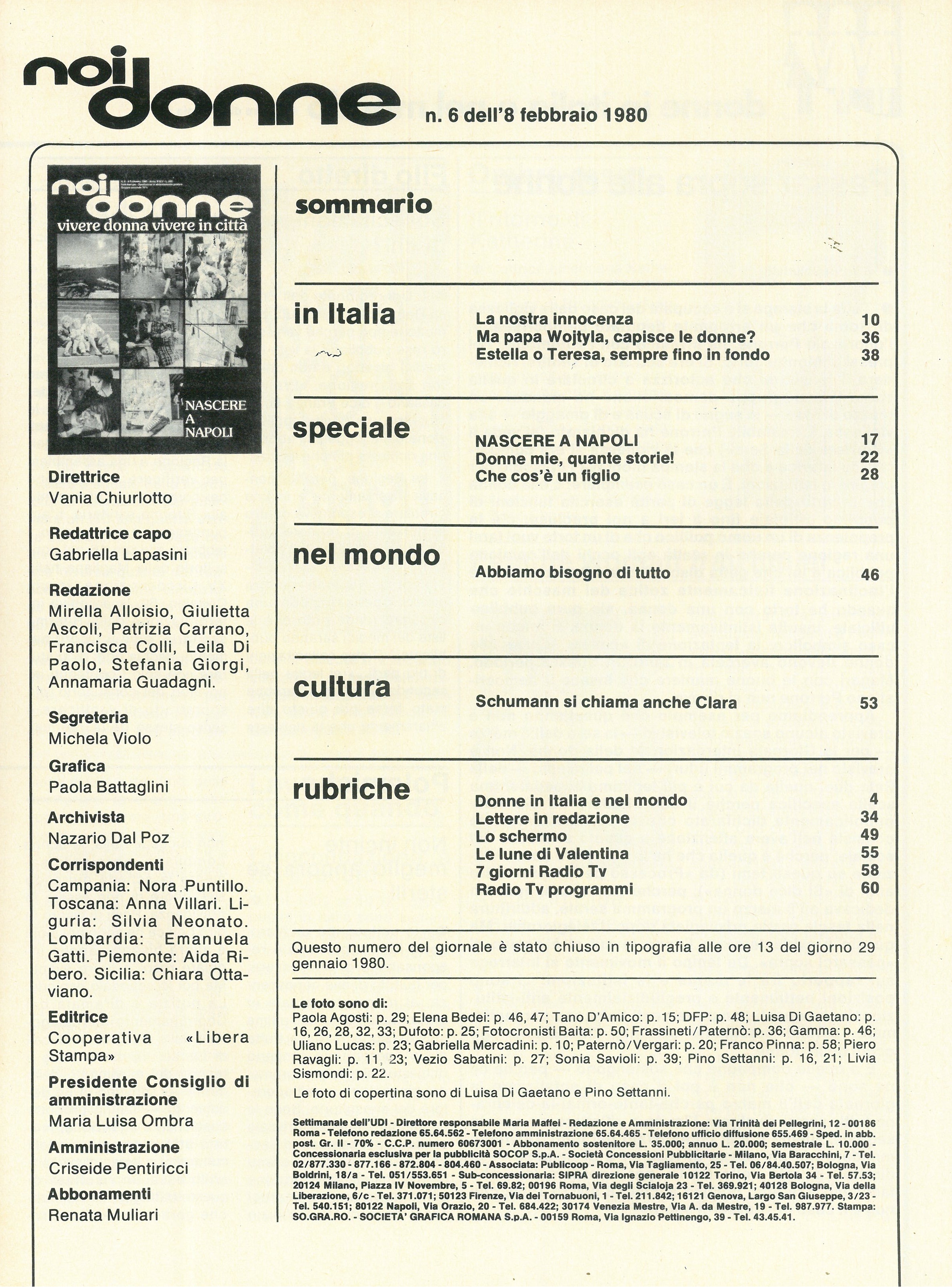 Foto: Vivere donna vivere città