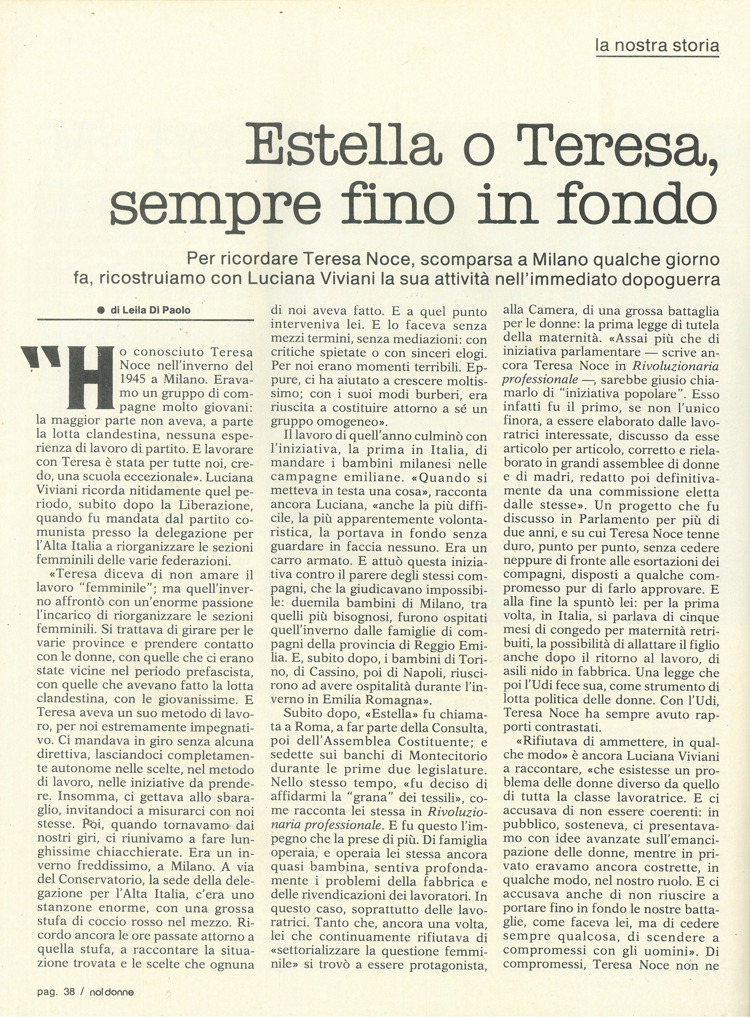 Foto: Vivere donna vivere città