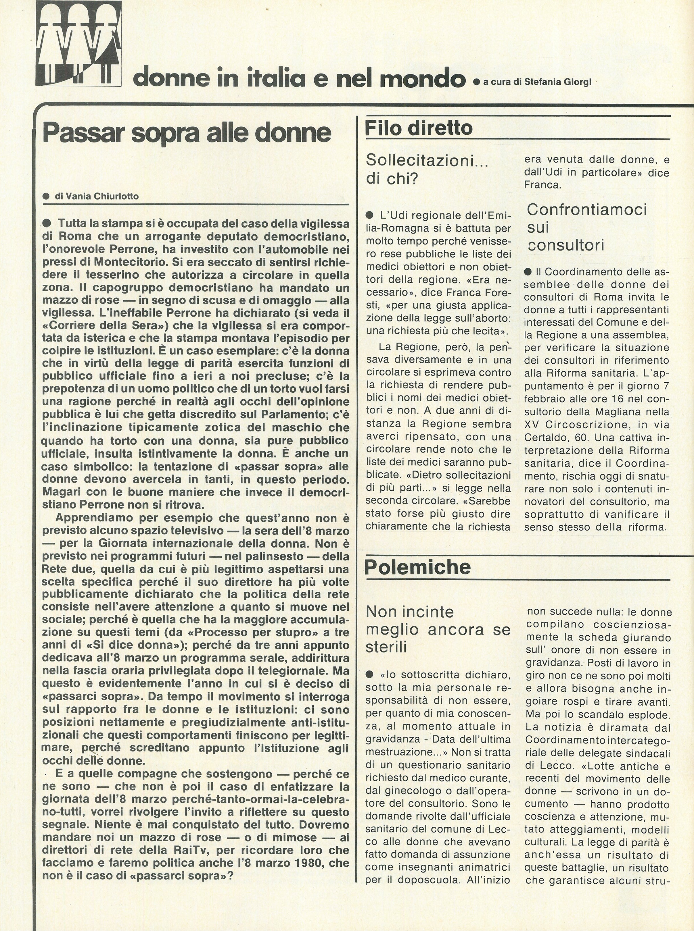 Foto: Vivere donna vivere città