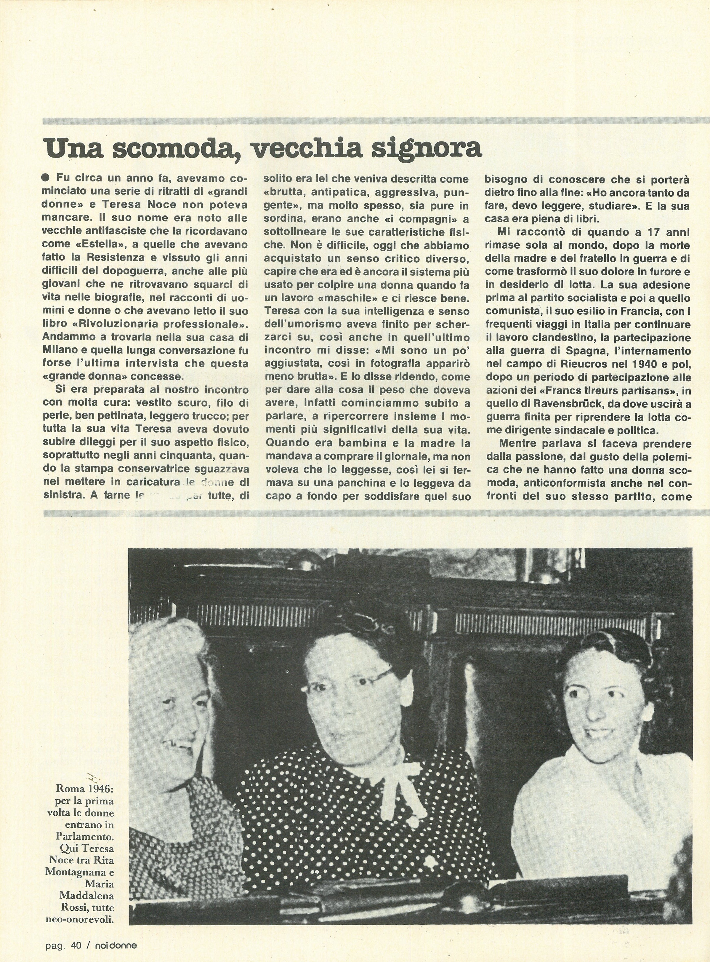 Foto: Vivere donna vivere città