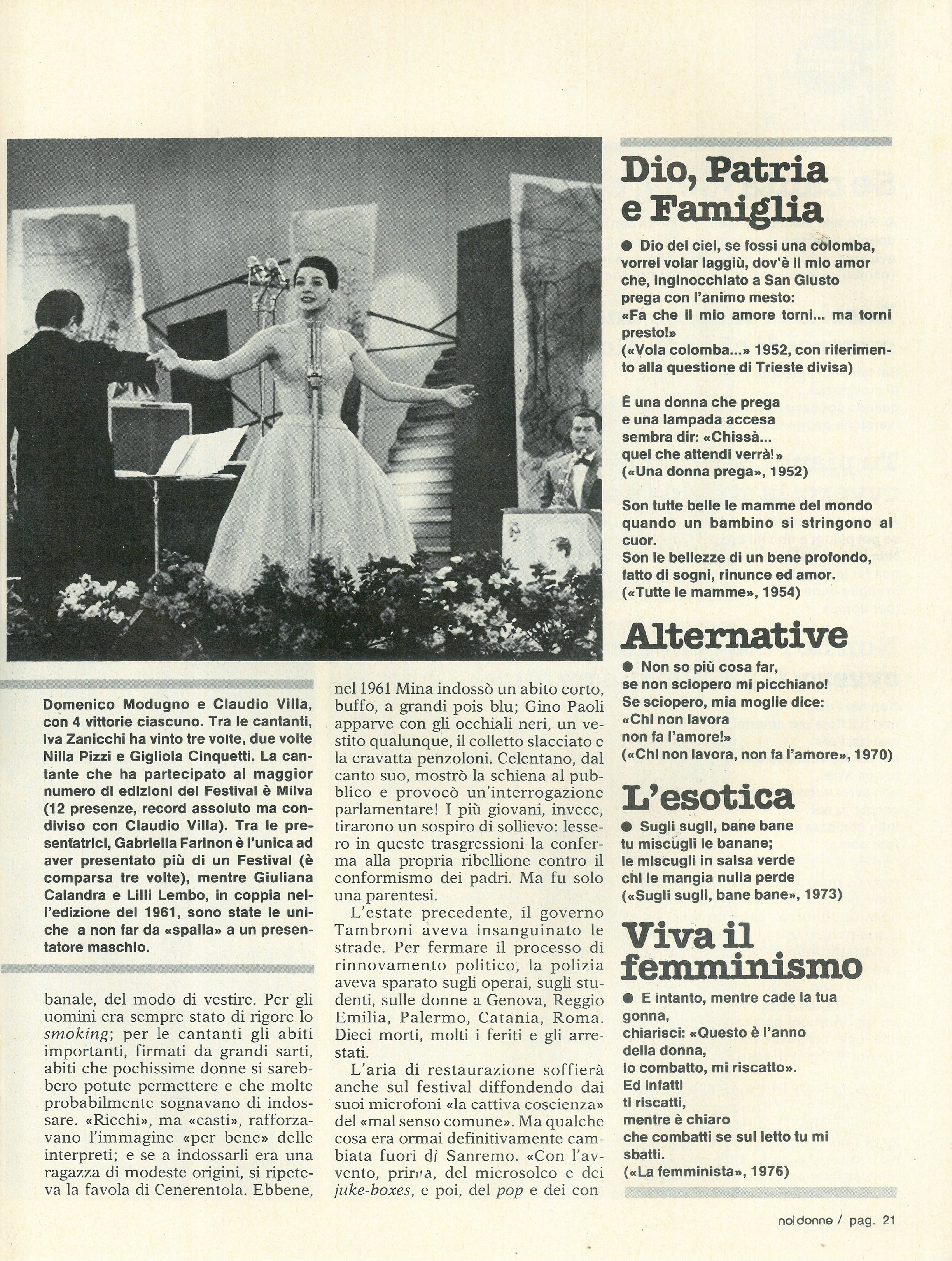 Foto: Sanremo: nessuno mi può giudicare