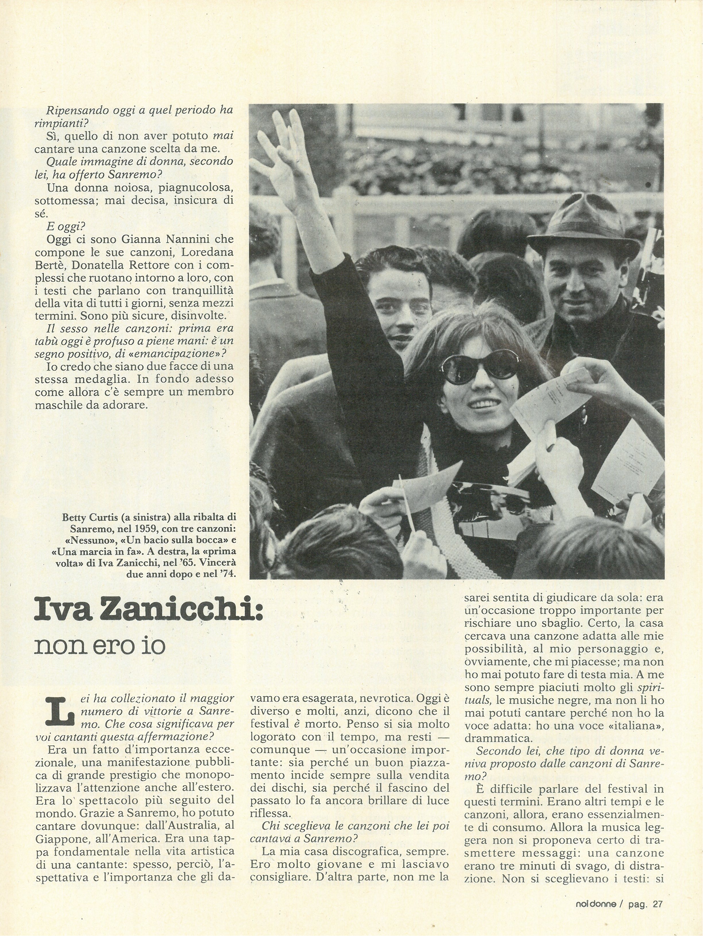 Foto: Sanremo: nessuno mi può giudicare
