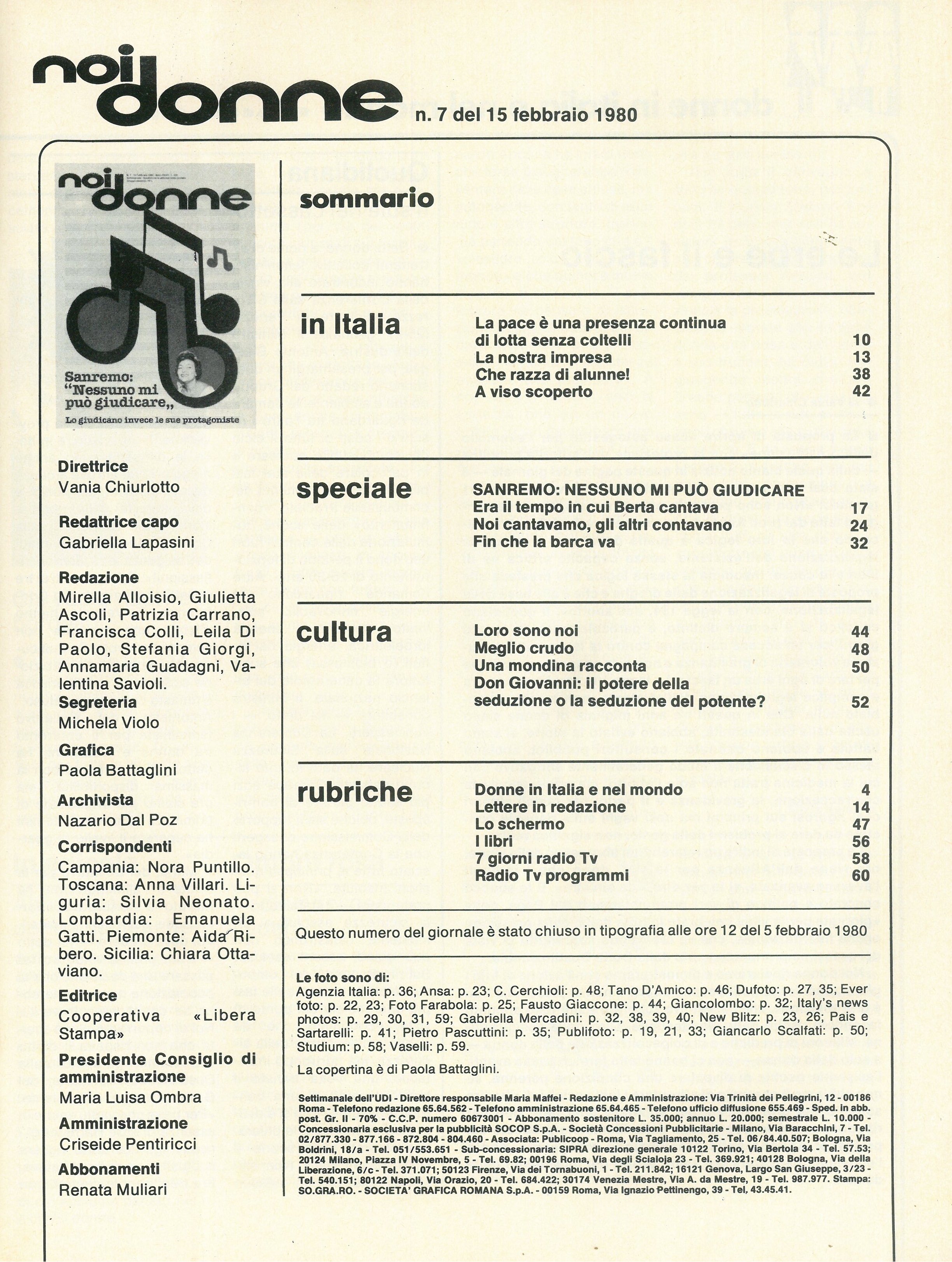 Foto: Sanremo: nessuno mi può giudicare