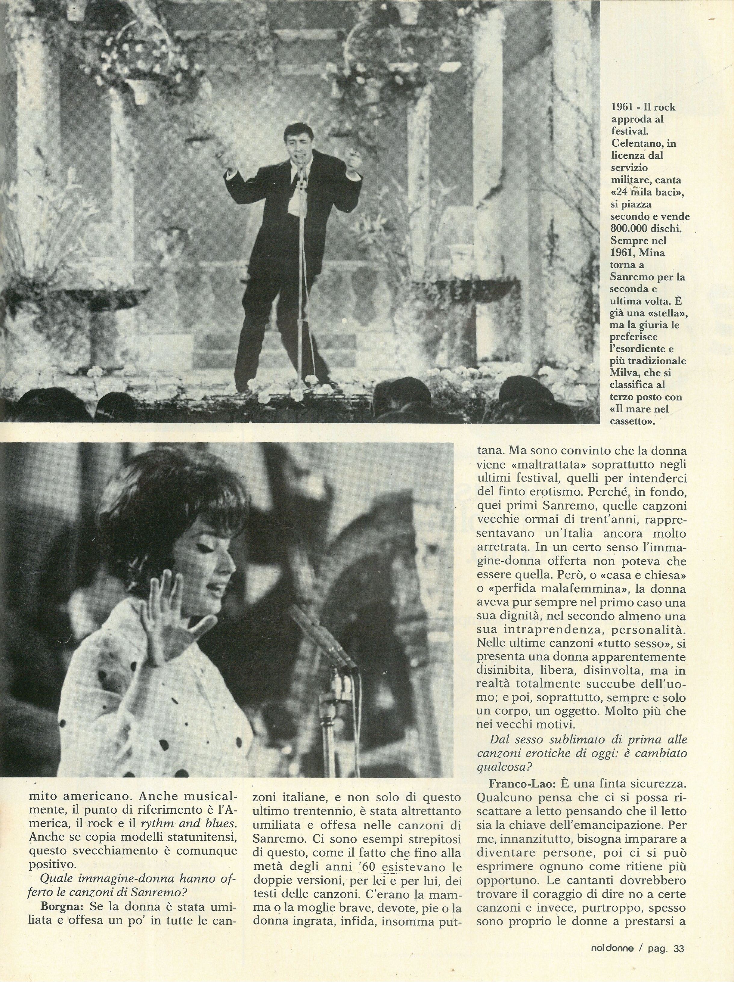 Foto: Sanremo: nessuno mi può giudicare