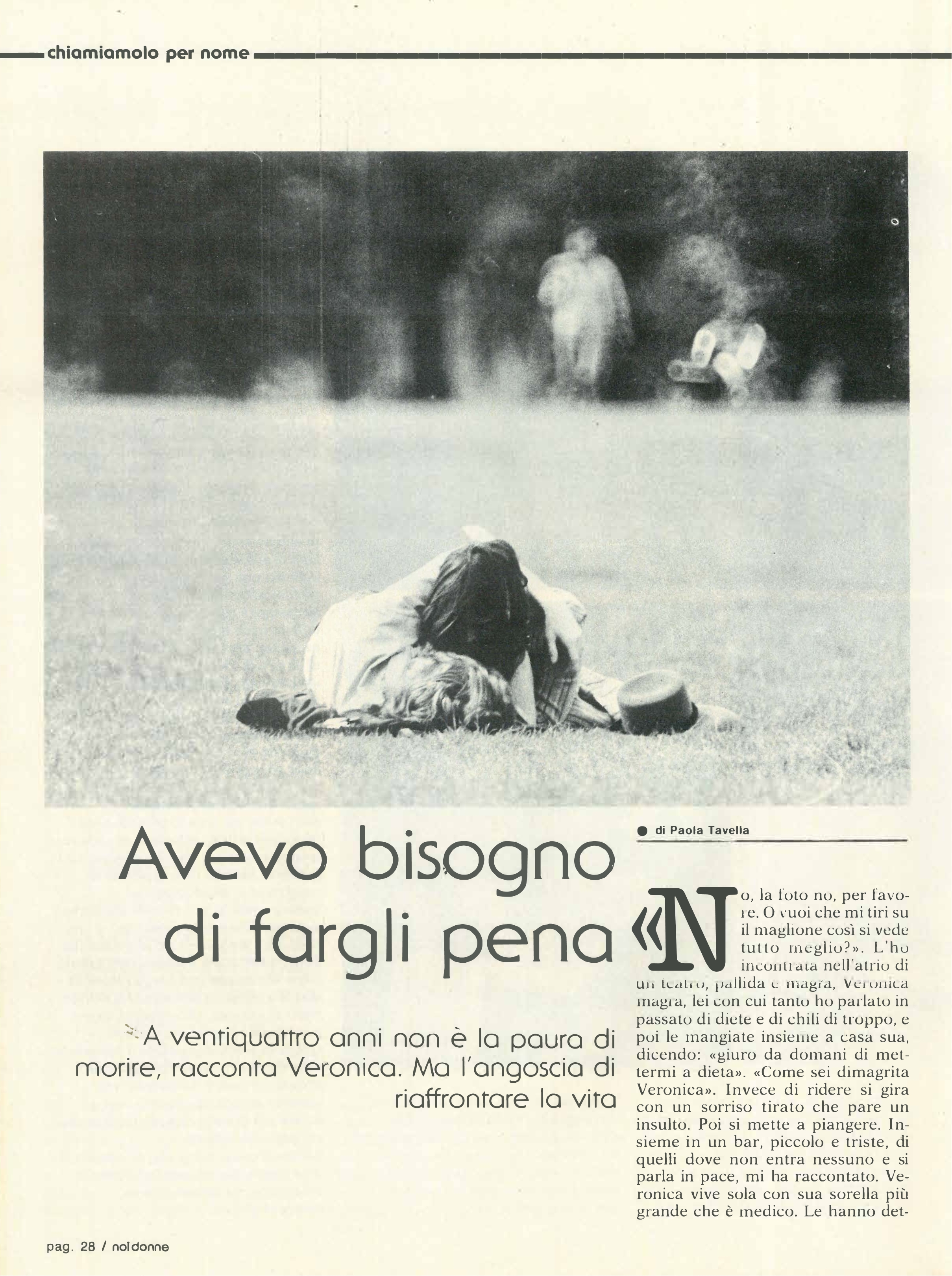 Foto: Cancro chiamiamolo per nome