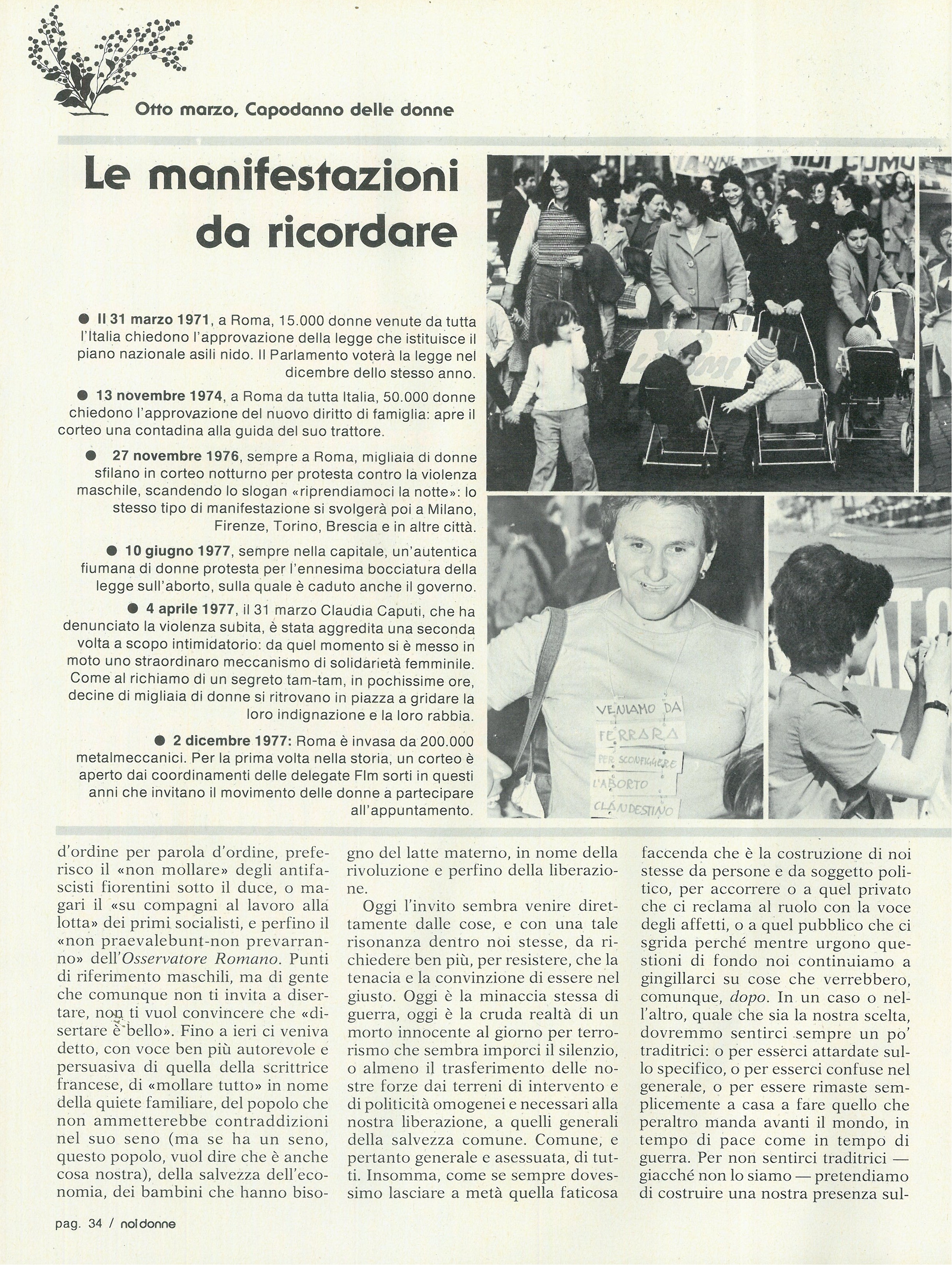 Foto: (nr 10-11) Alla sbarra del tribunale otto marzo
