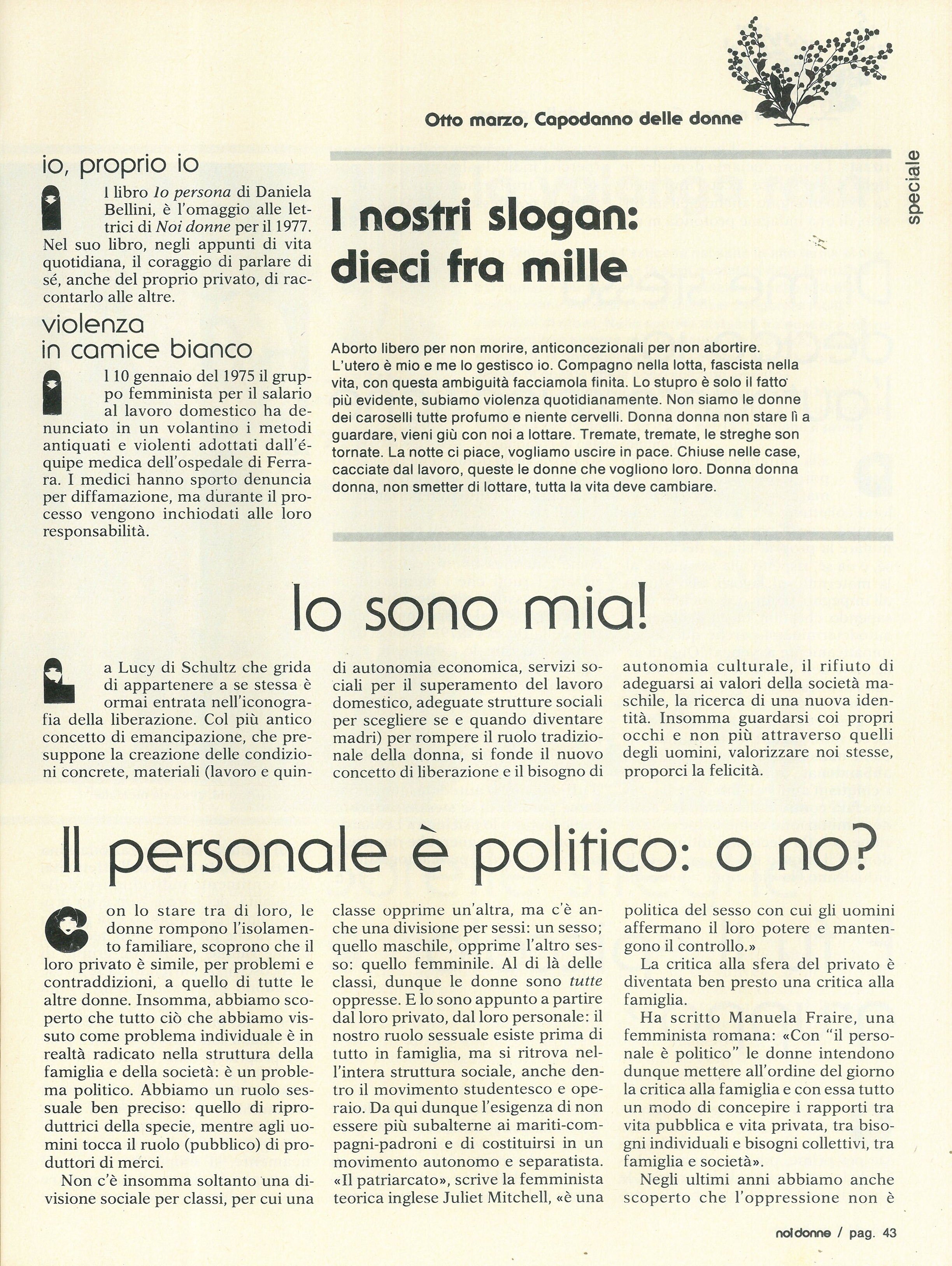Foto: (nr 10-11) Alla sbarra del tribunale otto marzo