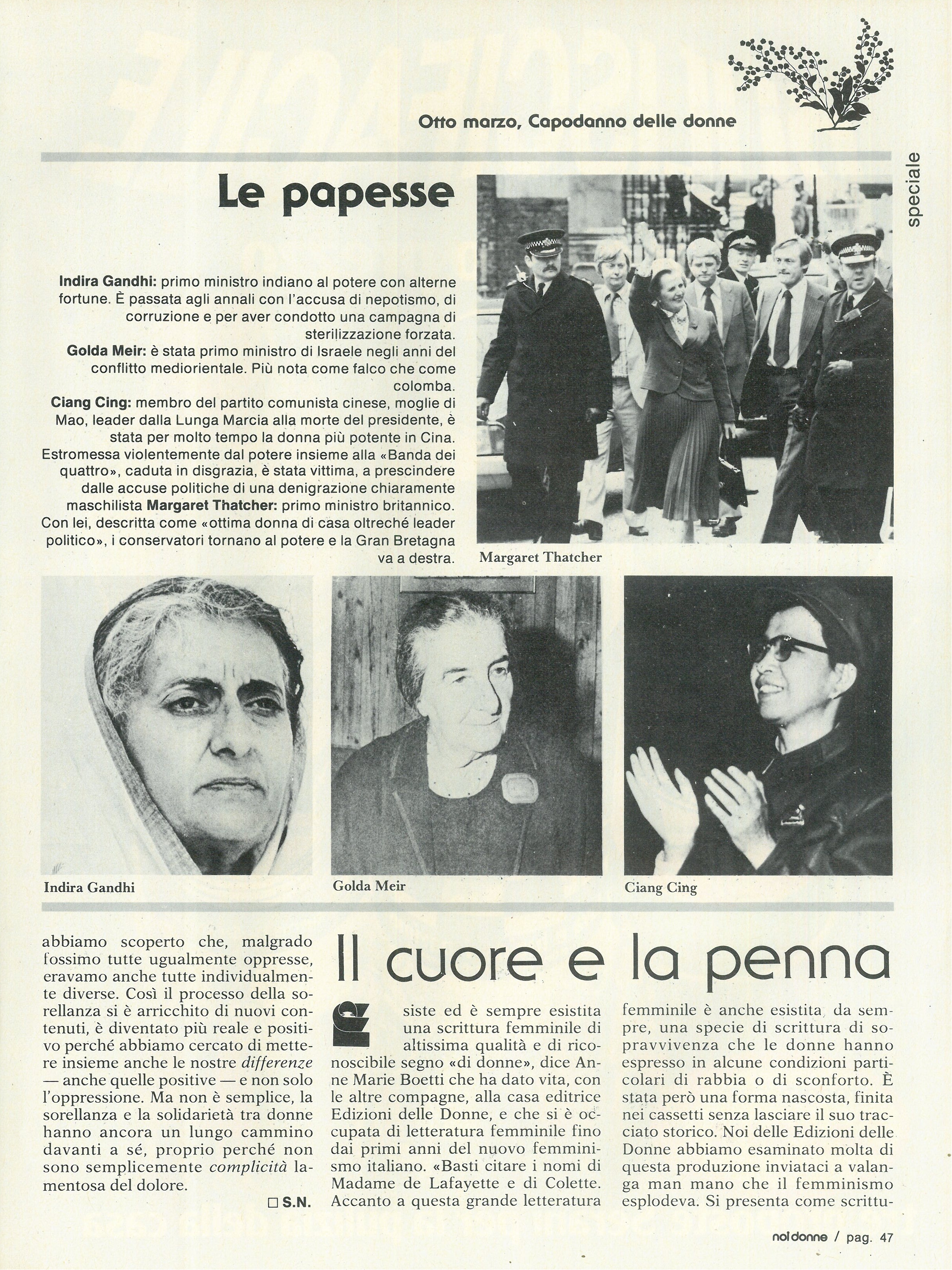 Foto: (nr 10-11) Alla sbarra del tribunale otto marzo