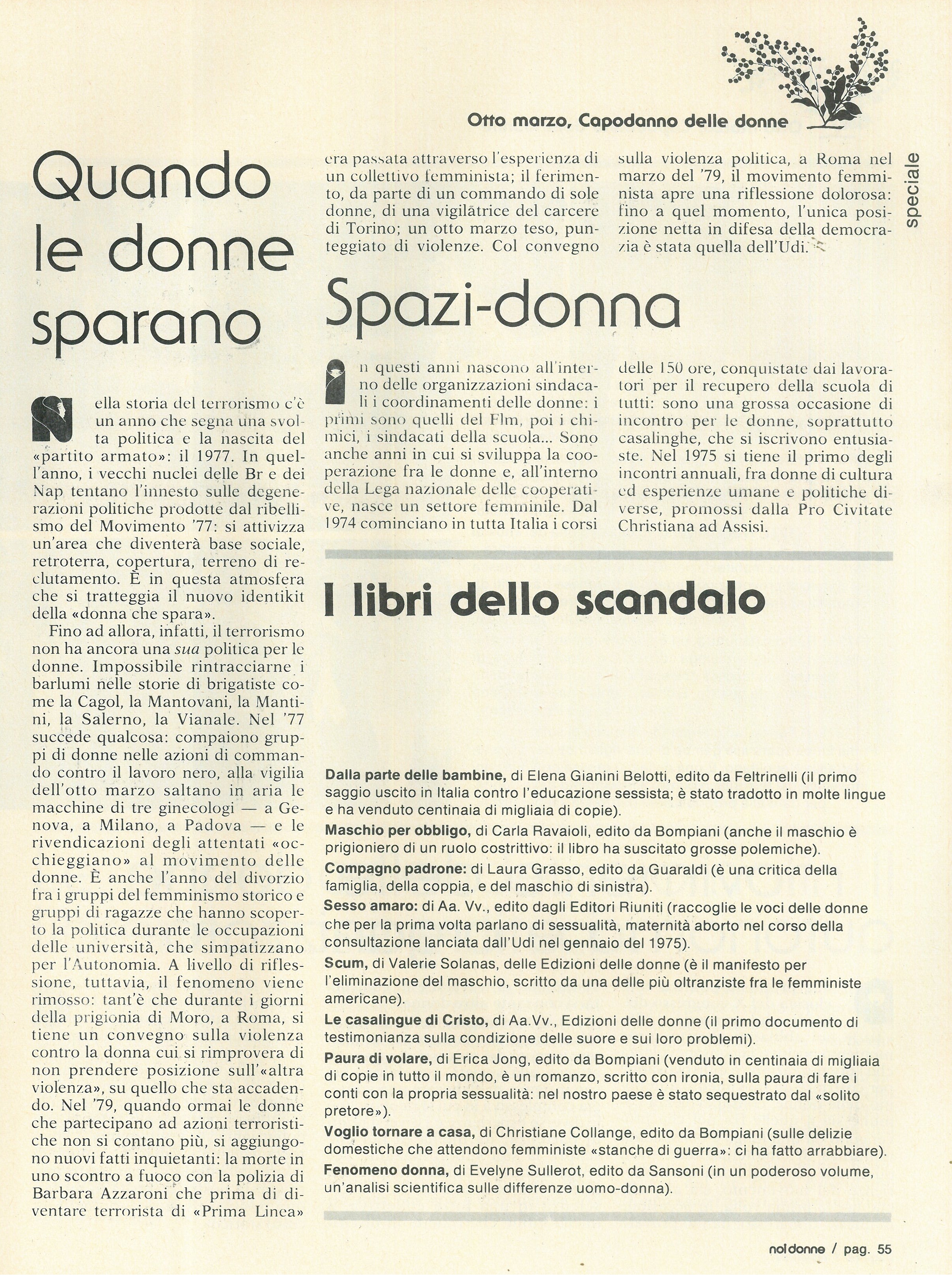 Foto: (nr 10-11) Alla sbarra del tribunale otto marzo