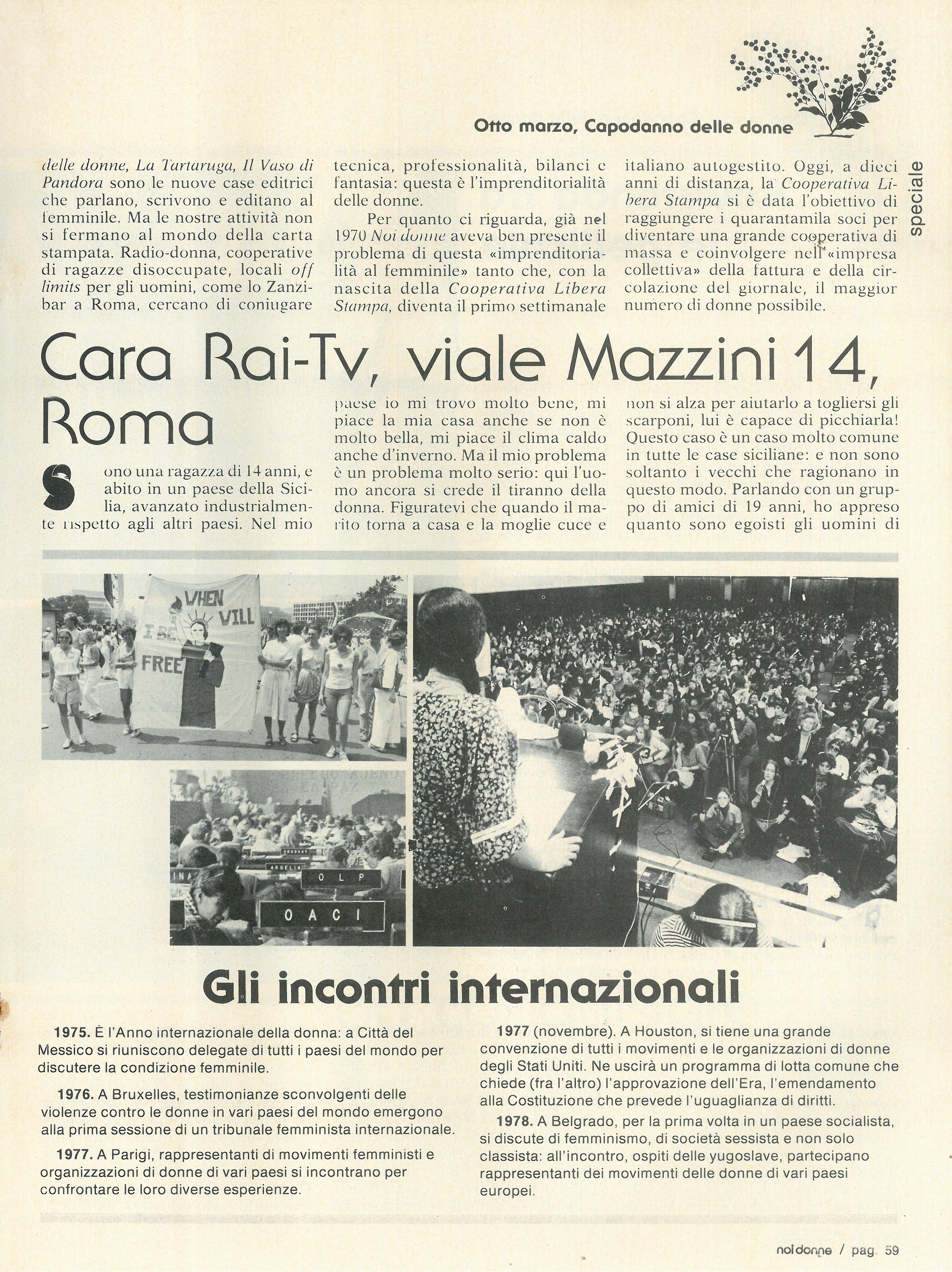 Foto: (nr 10-11) Alla sbarra del tribunale otto marzo