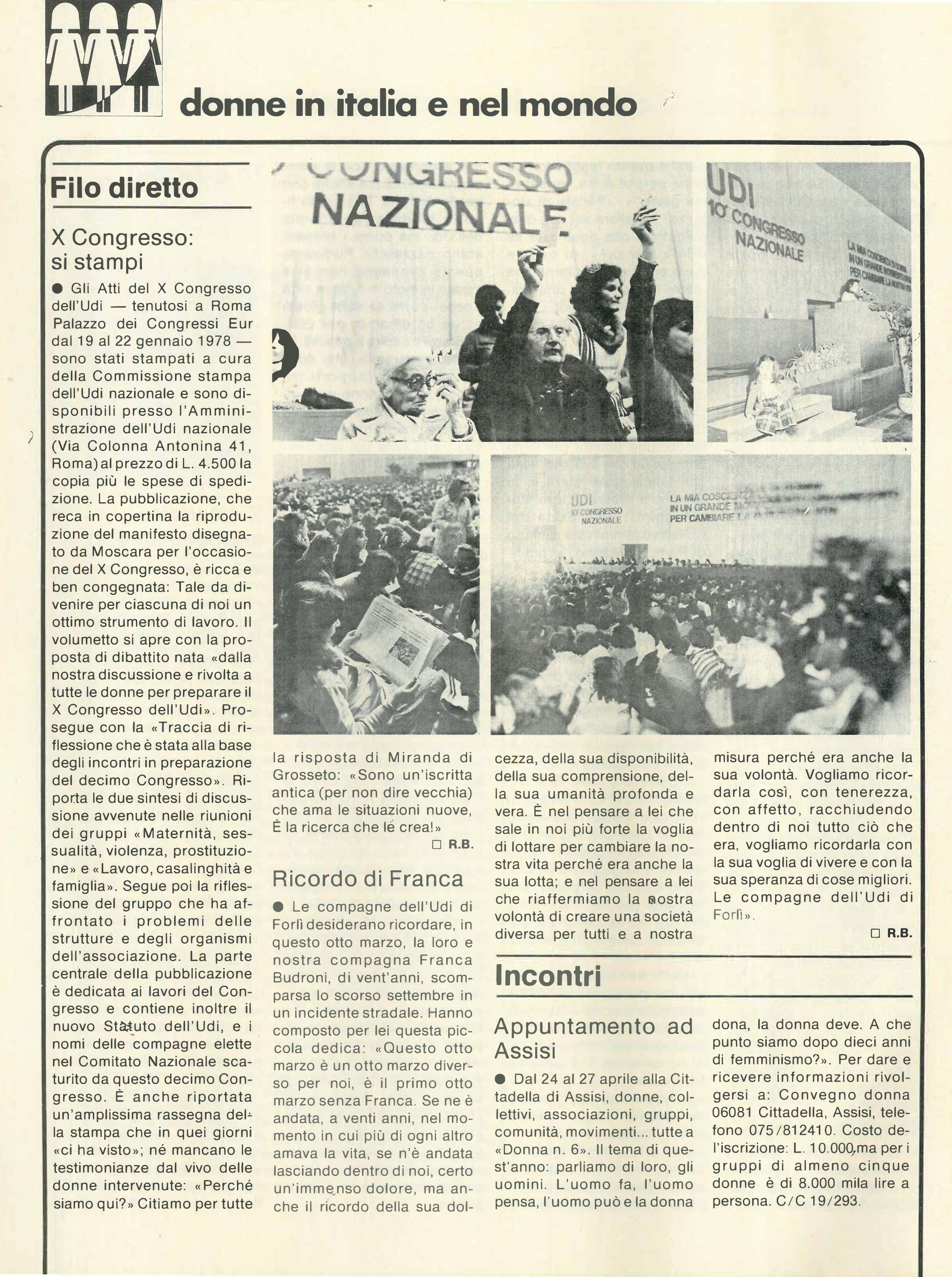 Foto: (nr 10-11) Alla sbarra del tribunale otto marzo