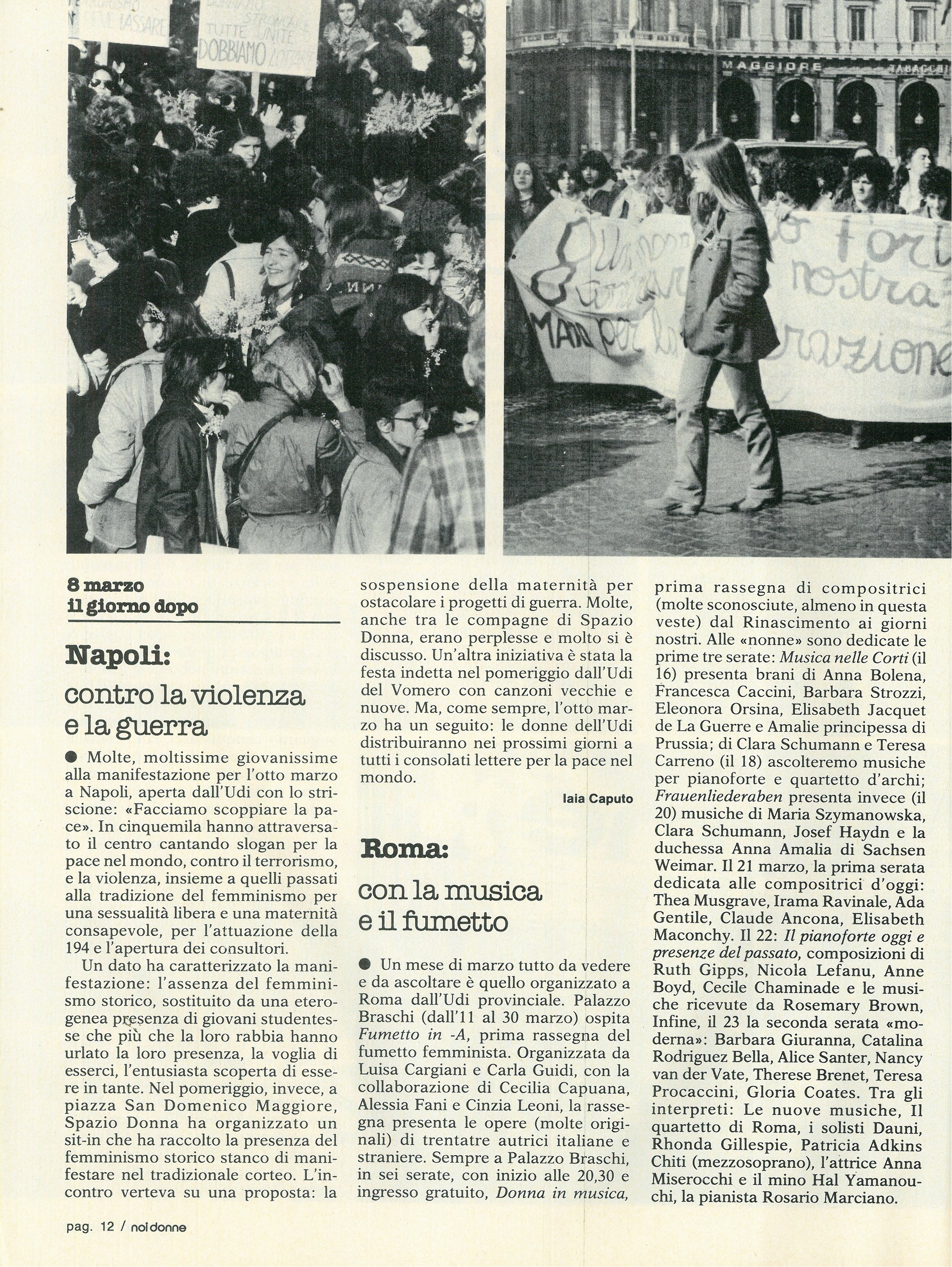 Foto: Otto marzo, il giorno dopo
