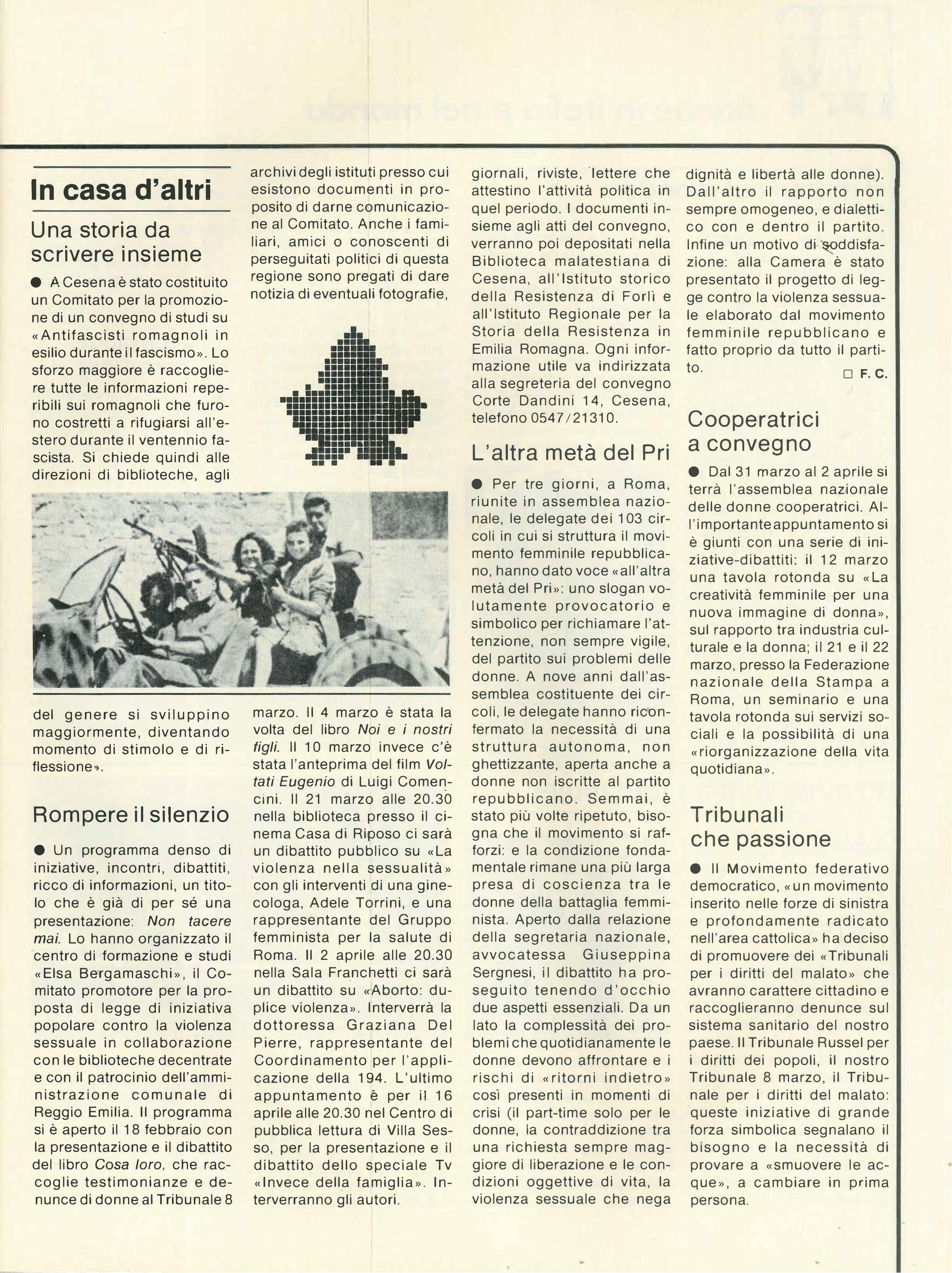 Foto: Otto marzo, il giorno dopo