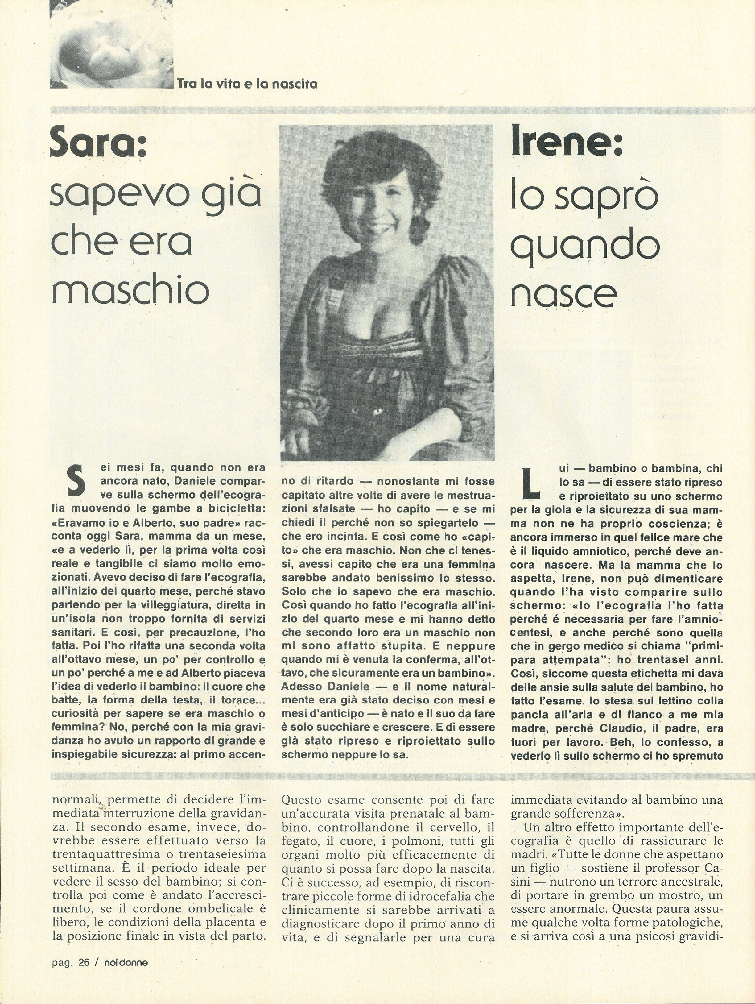Foto: Tra la vita e la nascita