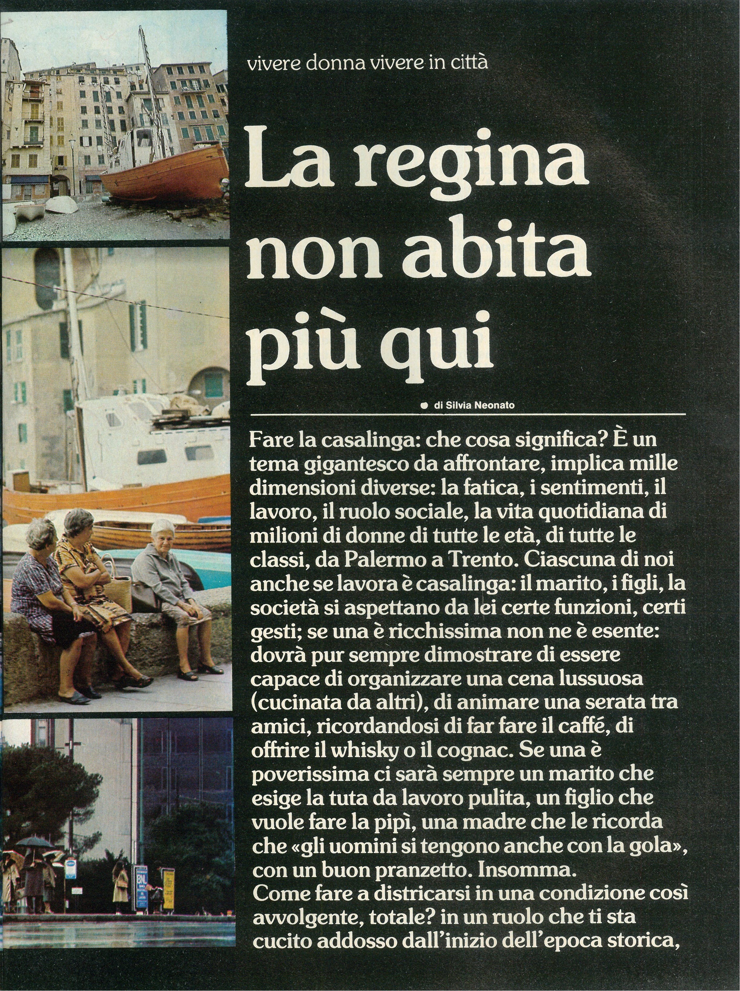 Foto: Genova: vivere da donna vivere in città