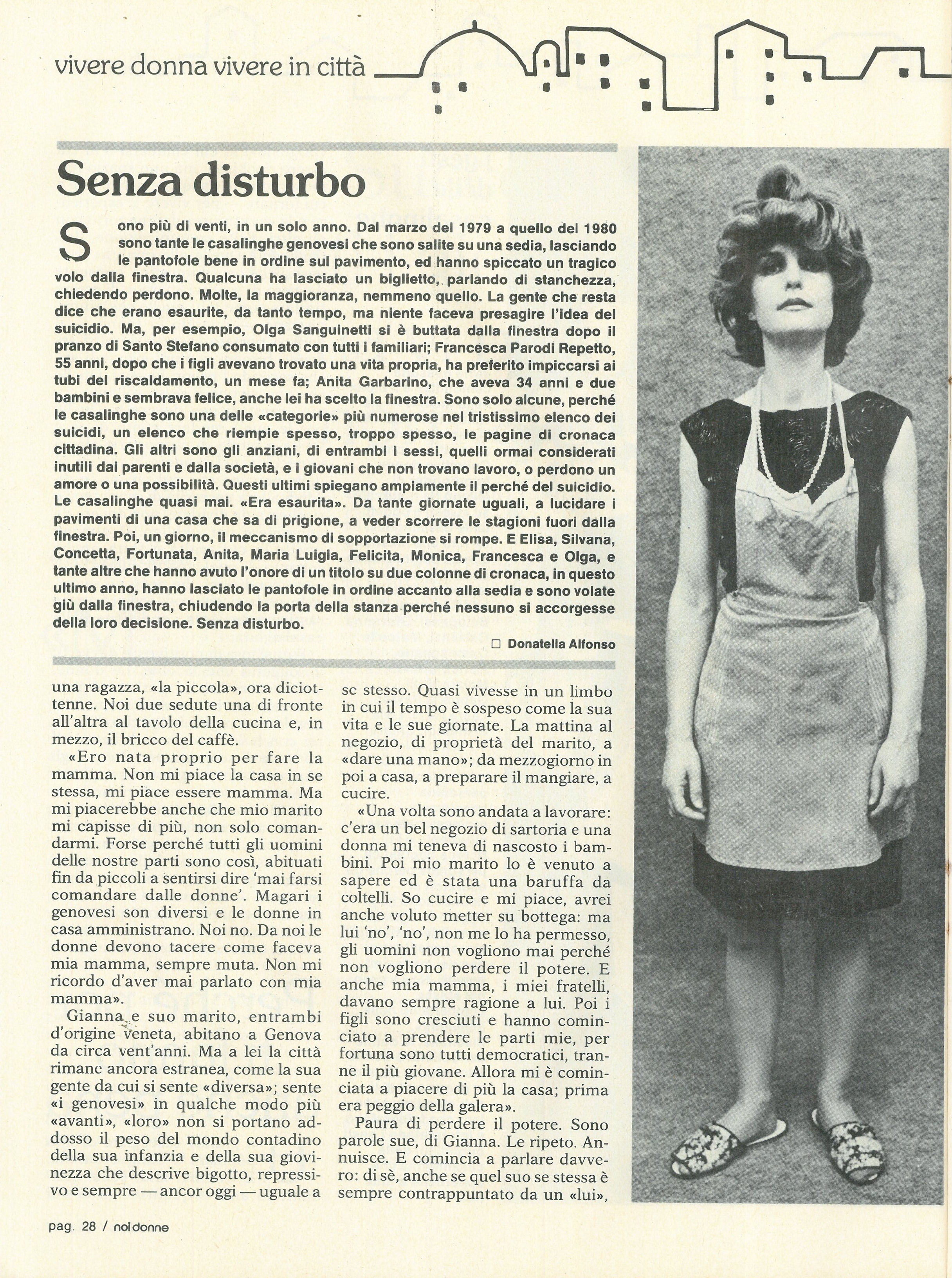 Foto: Genova: vivere da donna vivere in città