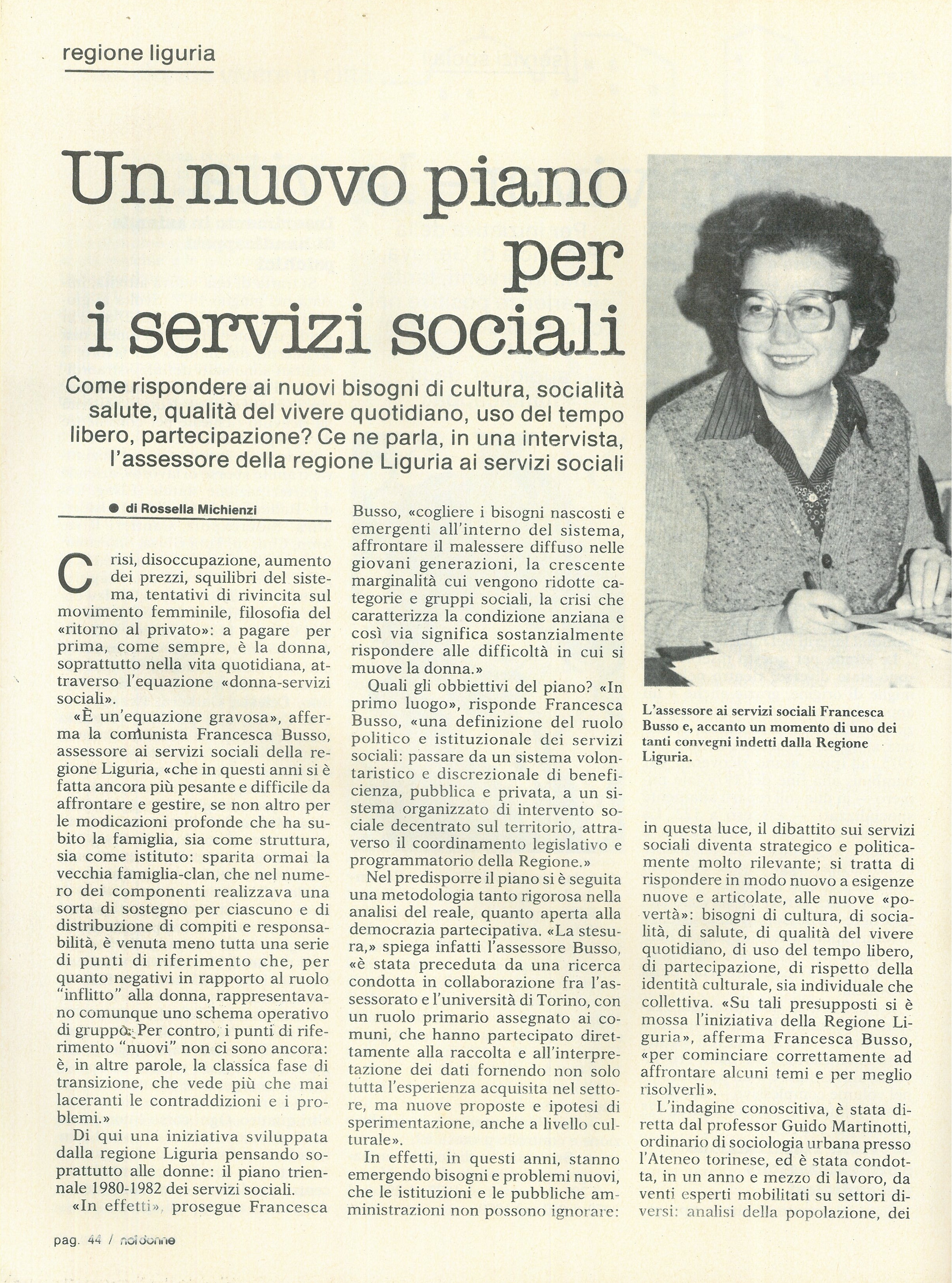 Foto: Genova: vivere da donna vivere in città