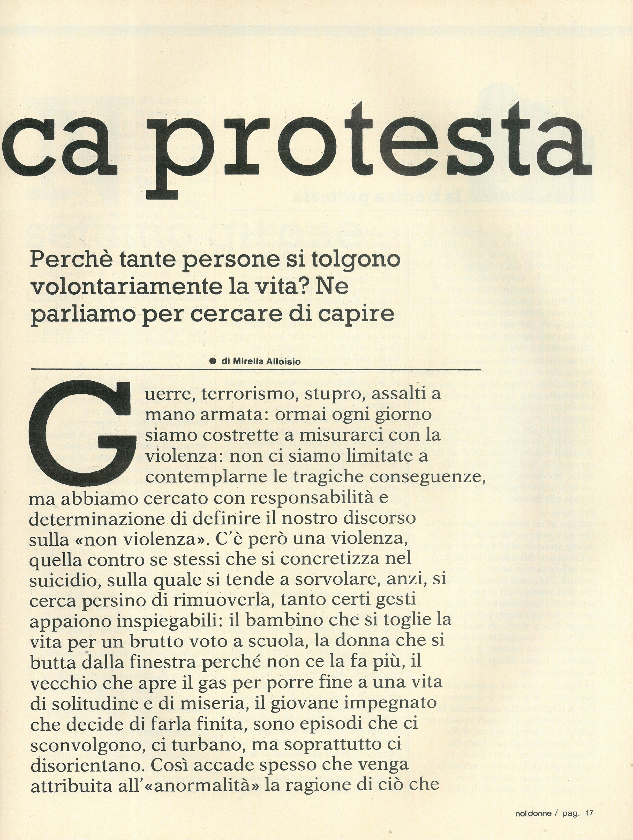 Foto: Suicidio: la tragica protesta