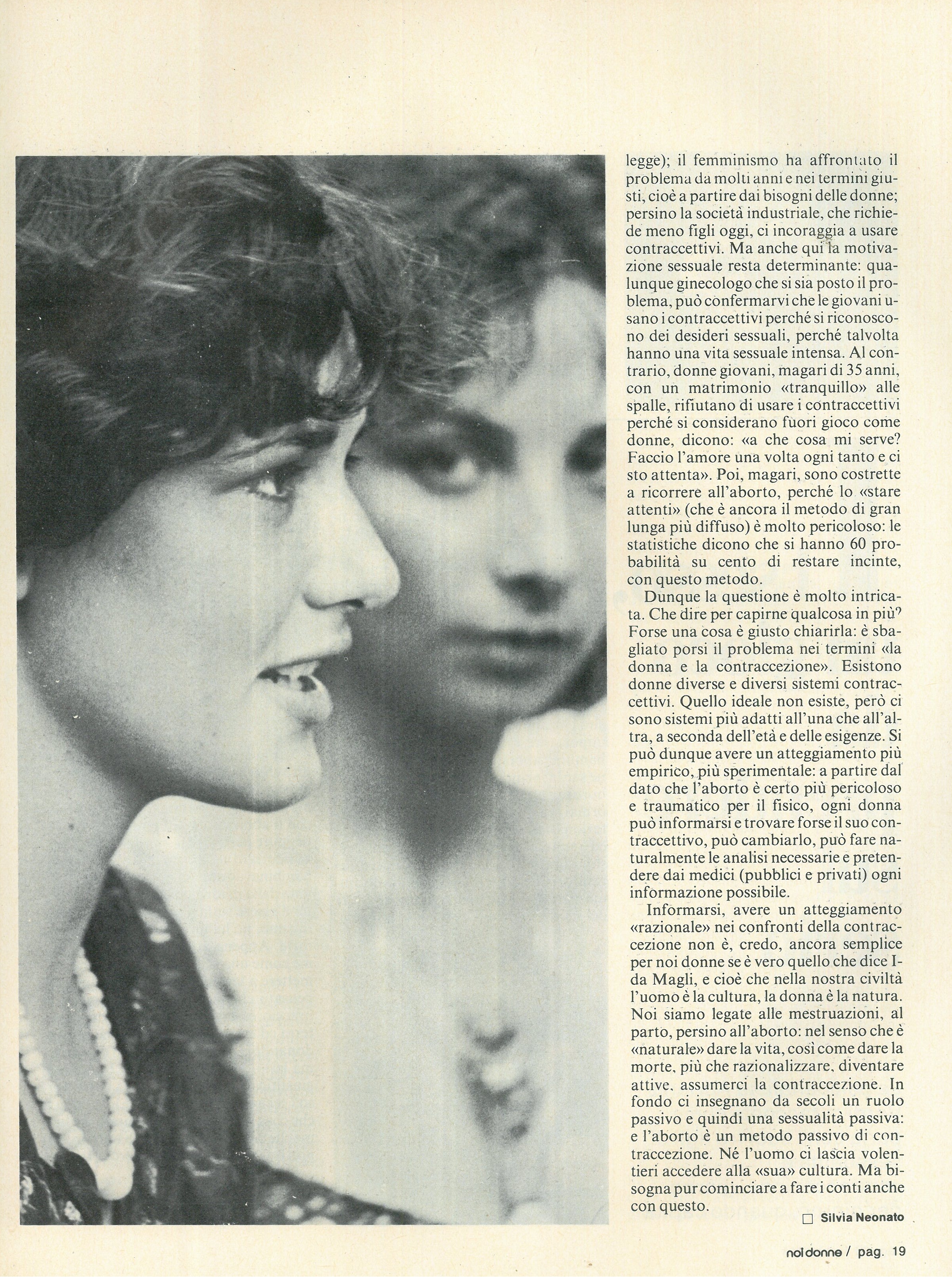 Foto: Il punto sulla contaccezione