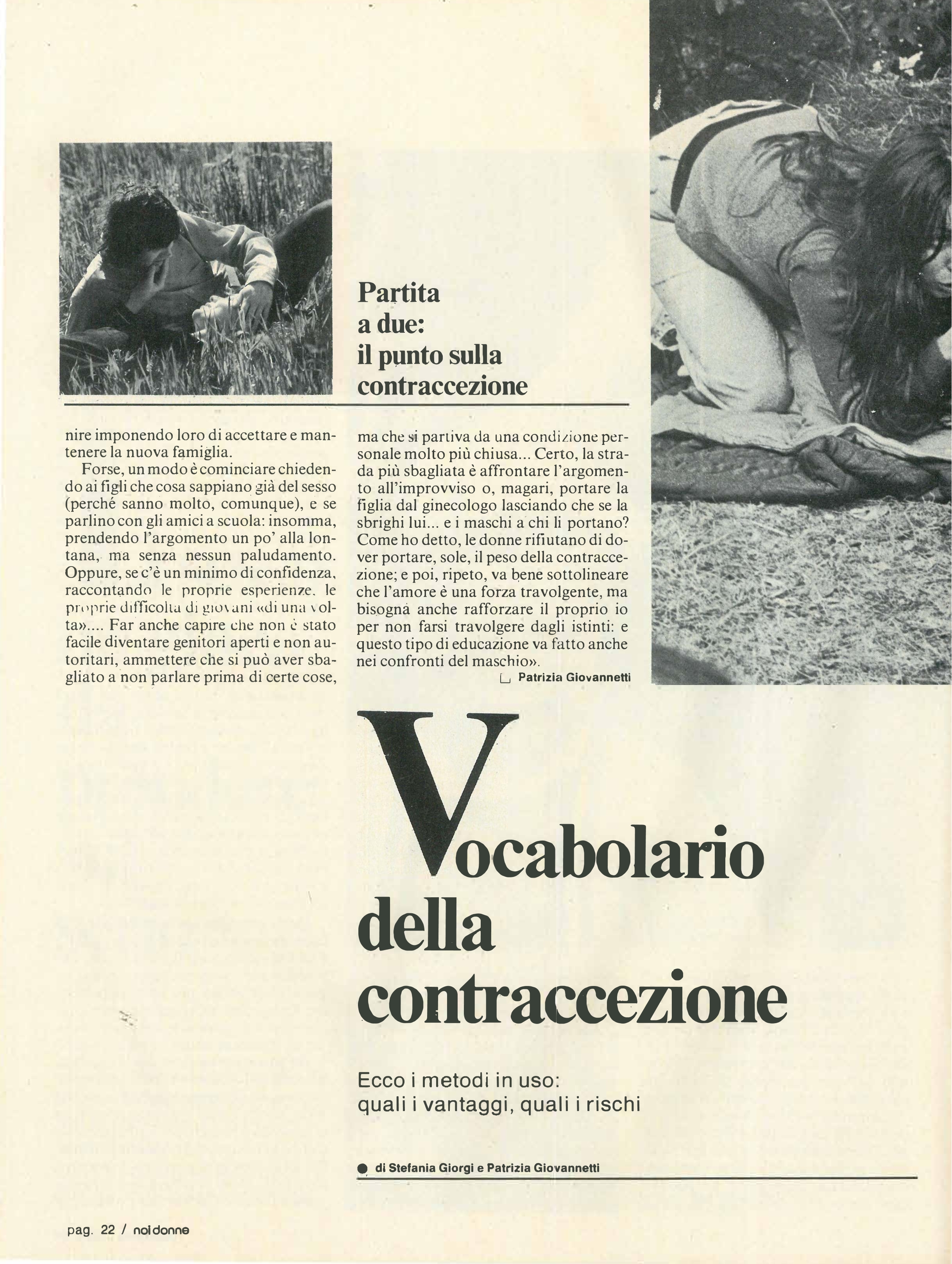 Foto: Il punto sulla contaccezione
